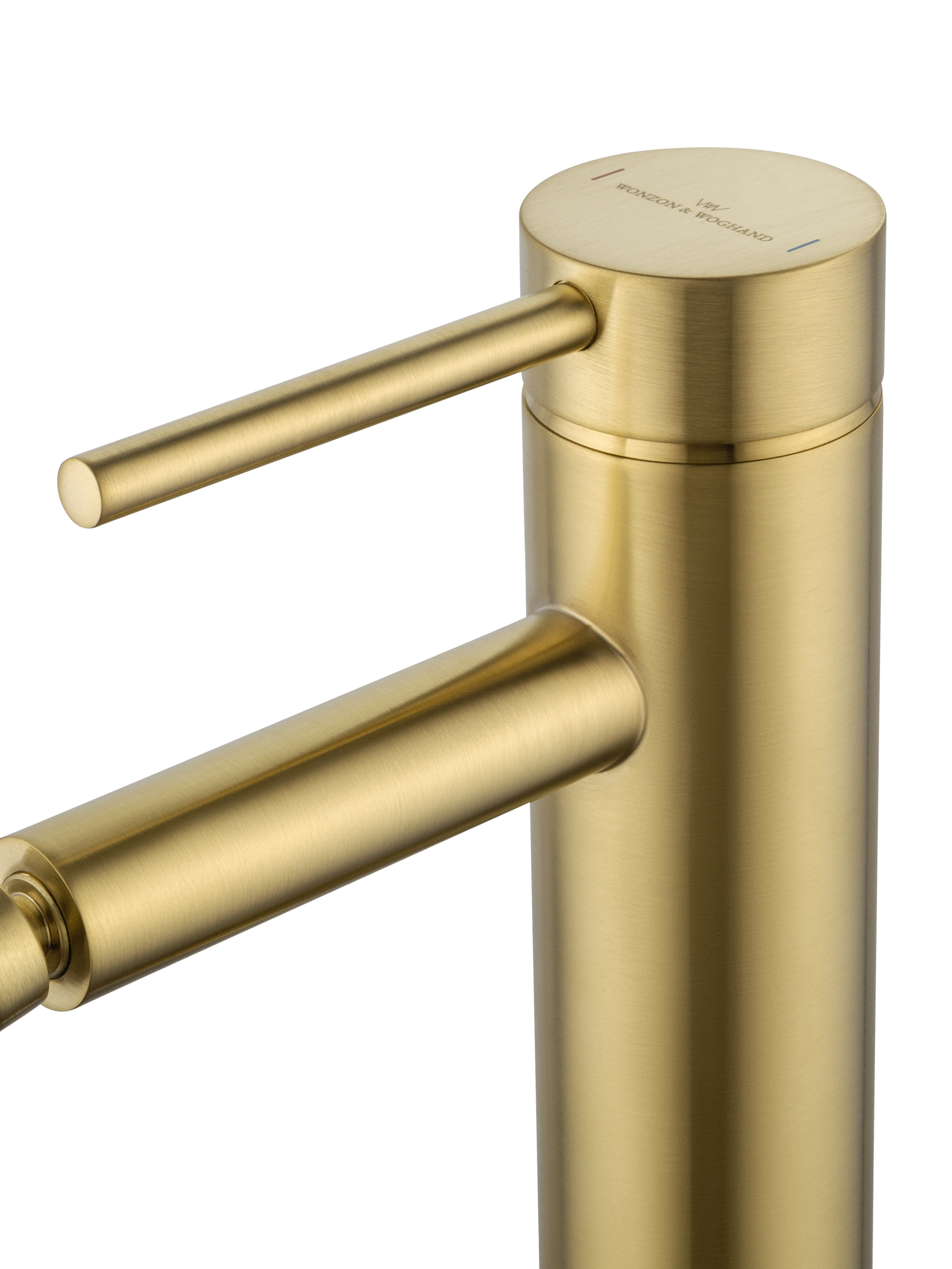 Смеситель для биде WONZON & WOGHAND STICK, Брашированное золото WW-88339017-BG