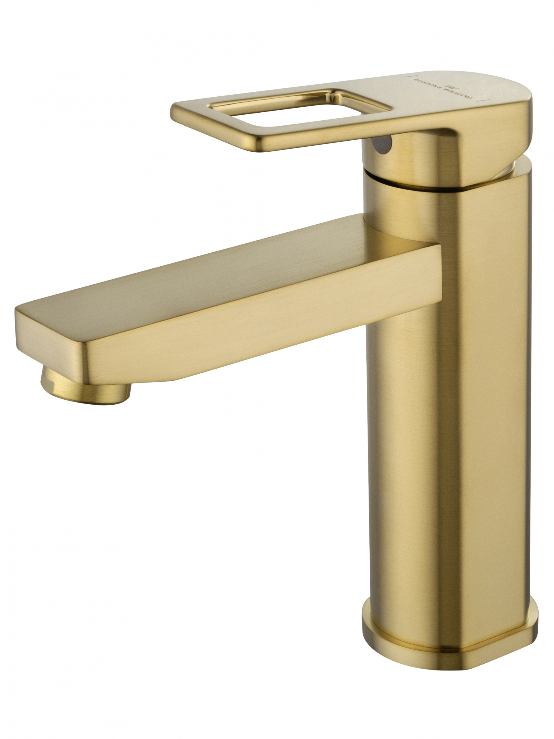 Смеситель для раковины WONZON & WOGHAND FRAME, Брашированное золото WW-88139010-BG