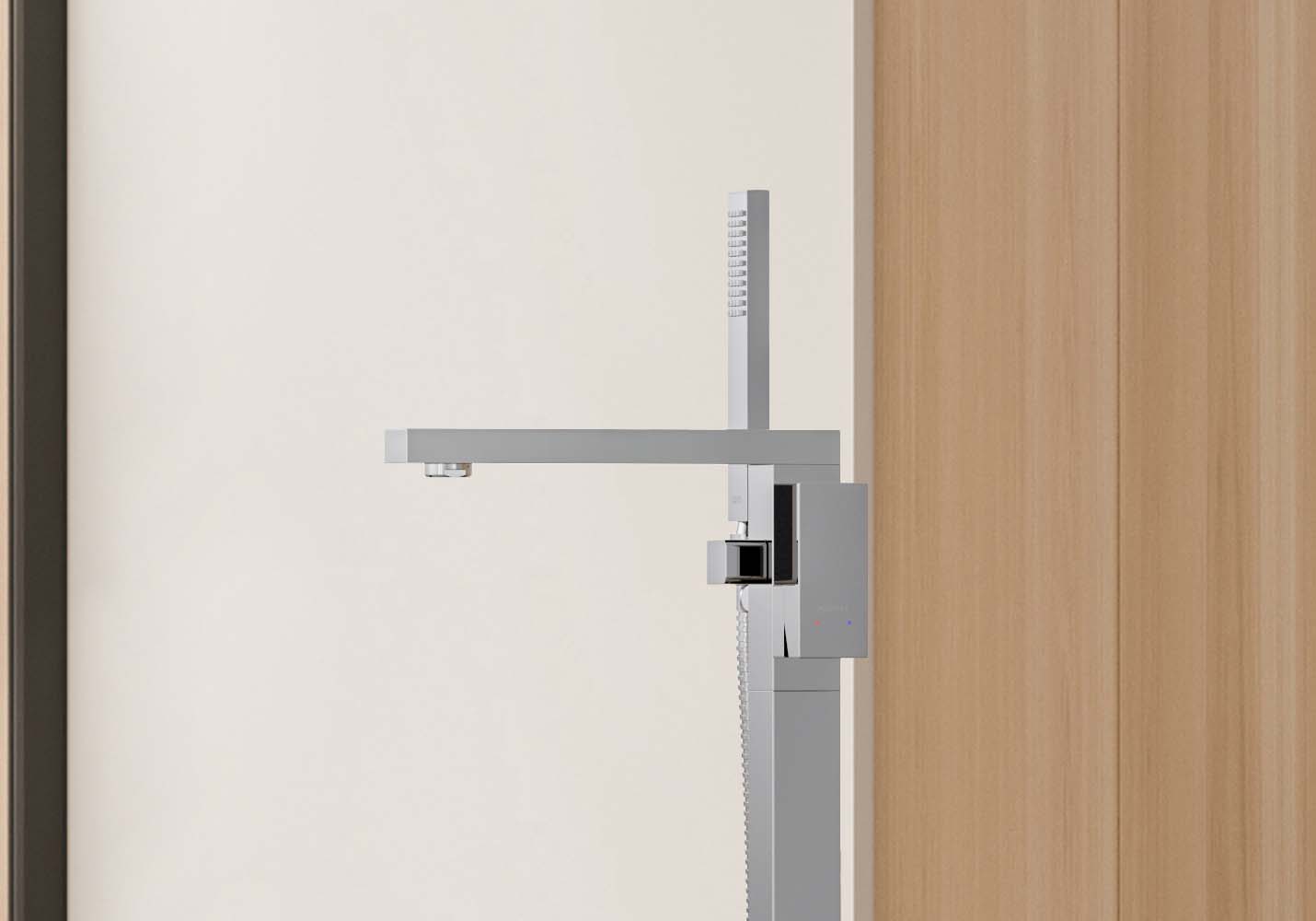 Смеситель Aquatek Либра AQ1645CR для ванны напольный