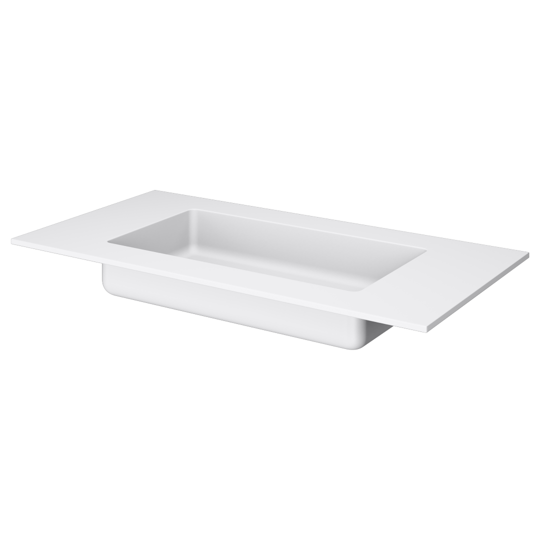 Armadi Art QUATRO 100 раковина-моноблок WHITE 793-100-W