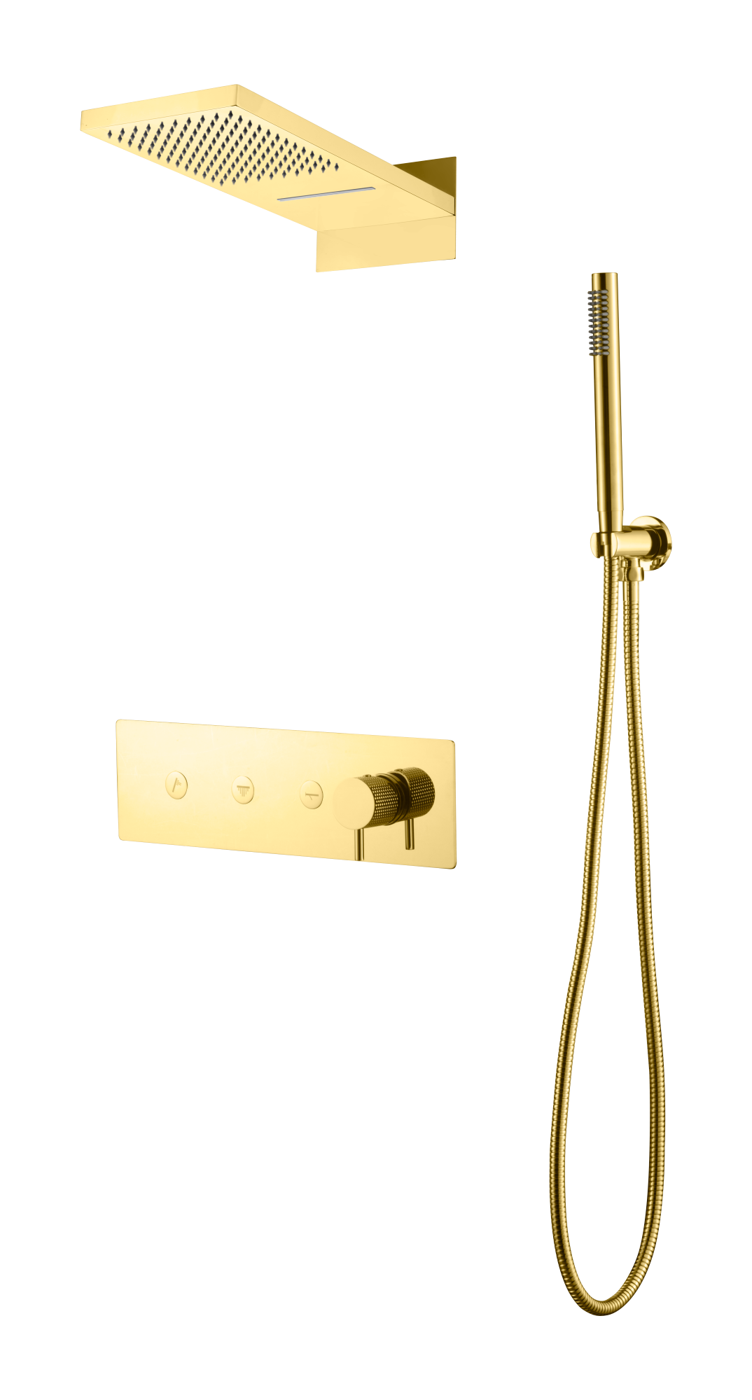 Встроенная душевая система Boheme FUSION, трехпозиционная GOLD 130-G