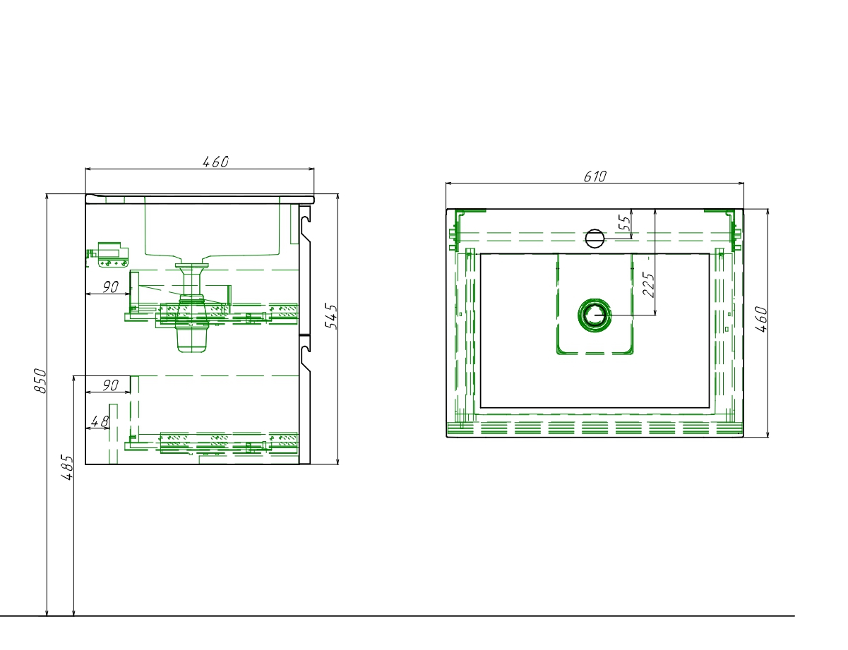 Раковина накладная Aquatek AQ0460-00