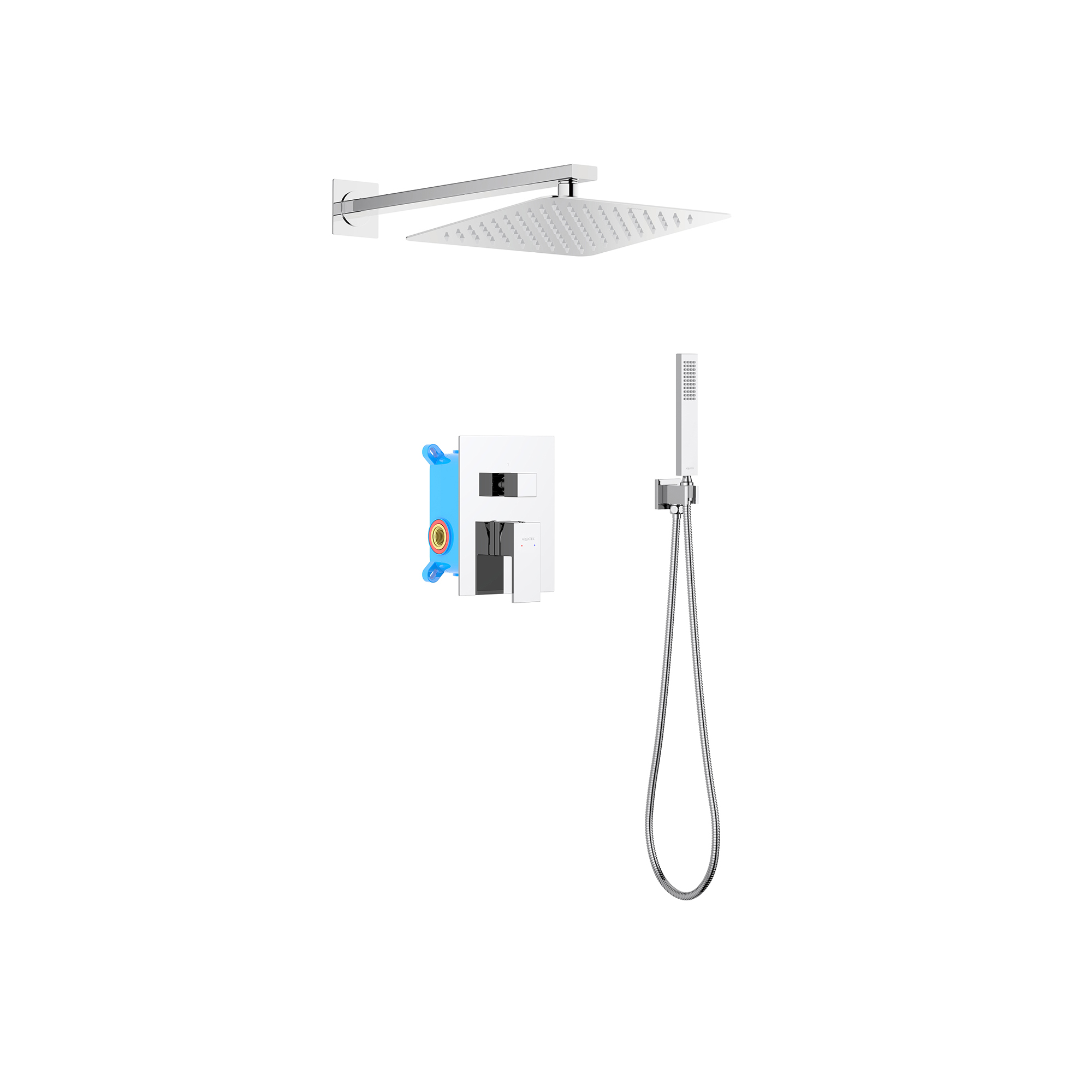 Set 3 в 1 душевой комплект Aquatek Либра AQ1672CR