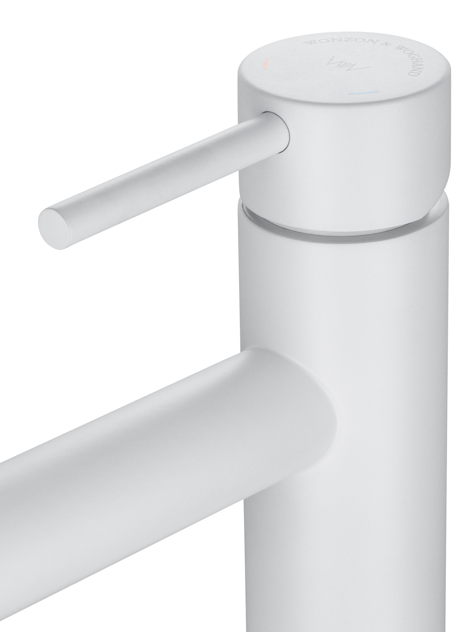 Смеситель для раковины WONZON & WOGHAND, Белый матовый WW-H1063-MW
