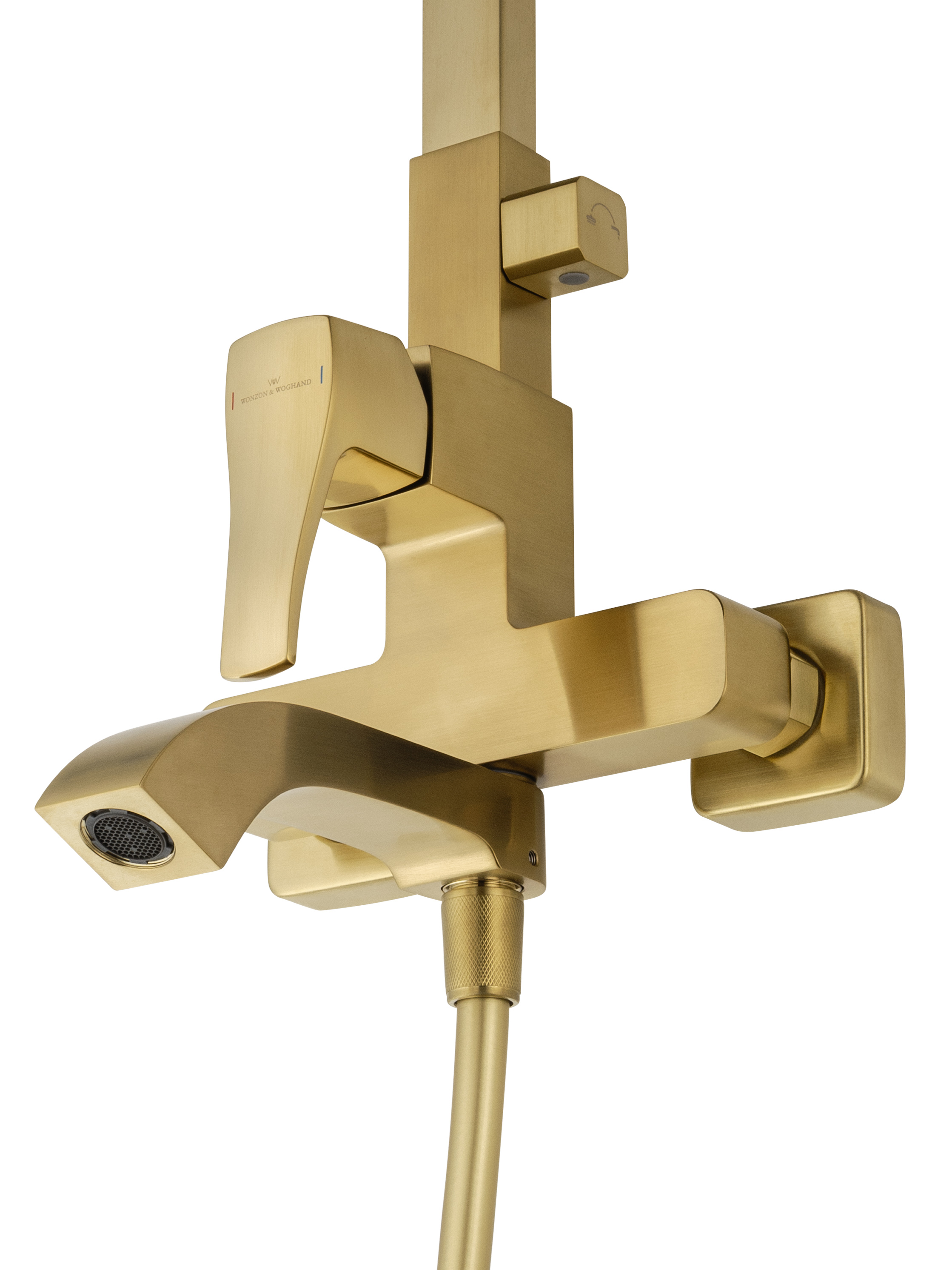Душевая система WONZON & WOGHAND FLEX, Брашированное золото WW-88047072-BG