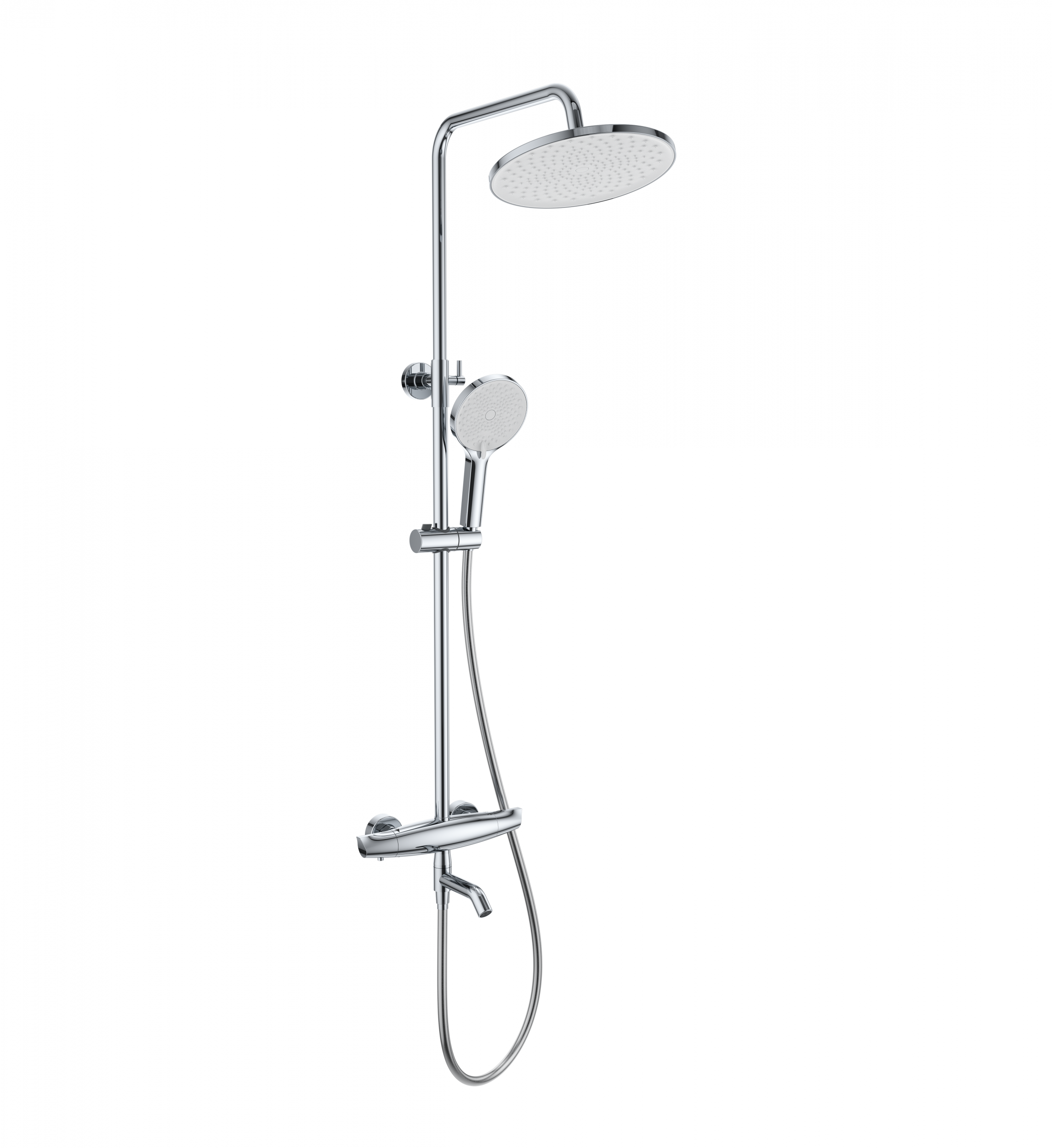 Душевая система с термостатом WONZON & WOGHAND CAPSULE, Хром WW-B3031-A2-CR