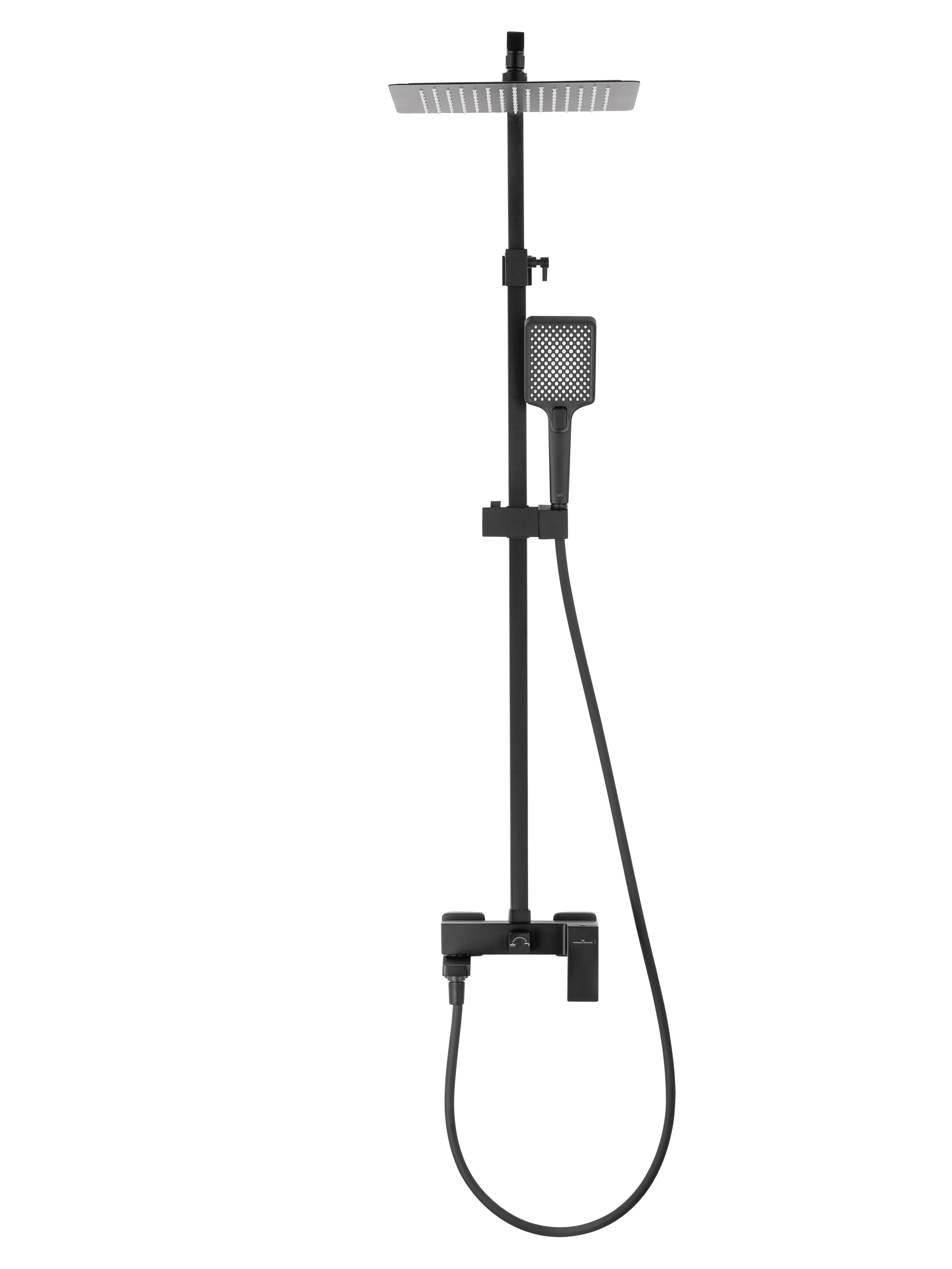 Душевая система WONZON & WOGHAND CUBE, Черный матовый WW-88739016-MB