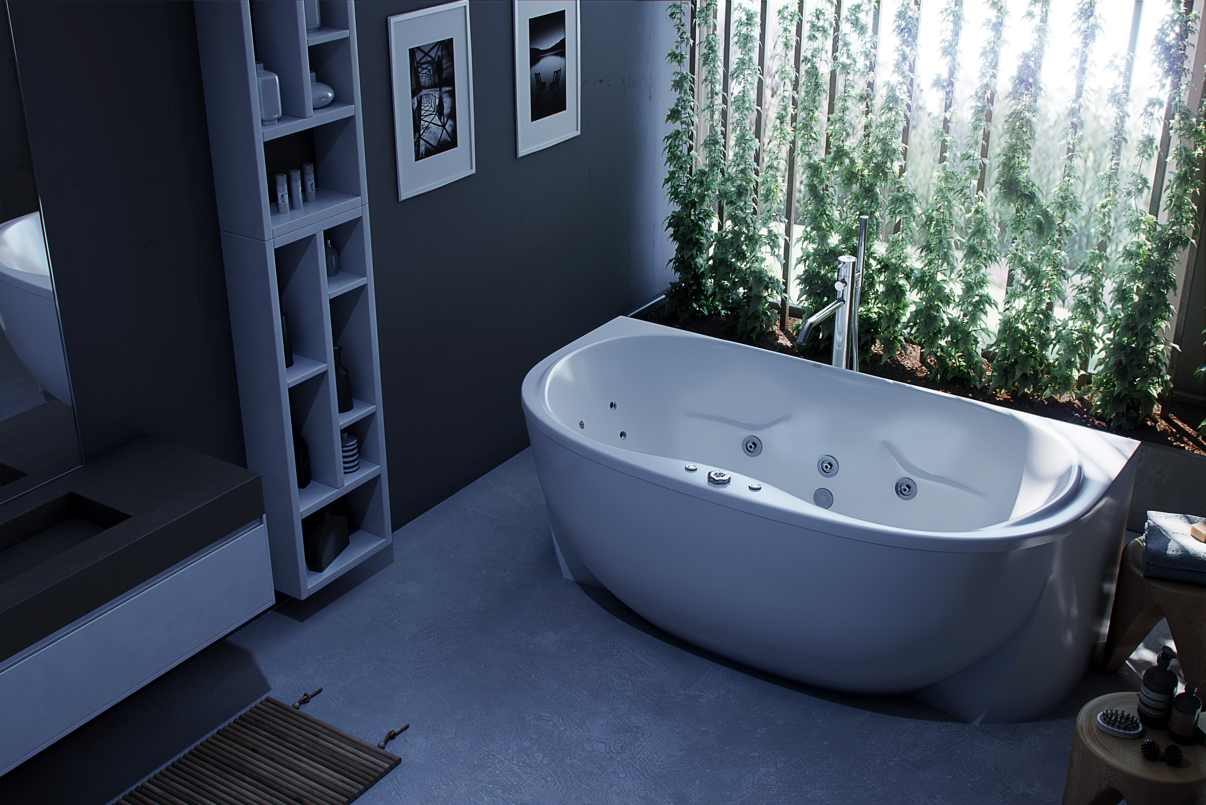 Акриловая ванна Aquatek Мелисса MEL180-0000006 180х95 см