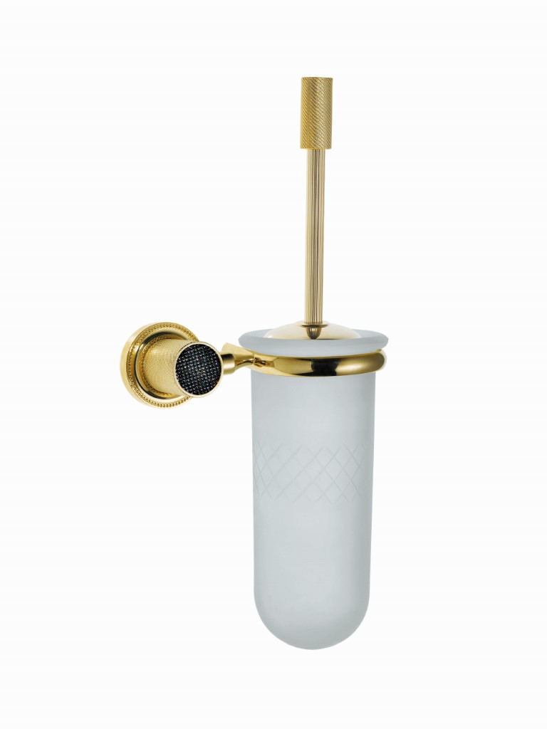 Настенный ерш Boheme ROYALE CRISTAL BLACK GOLD 10933-G-B