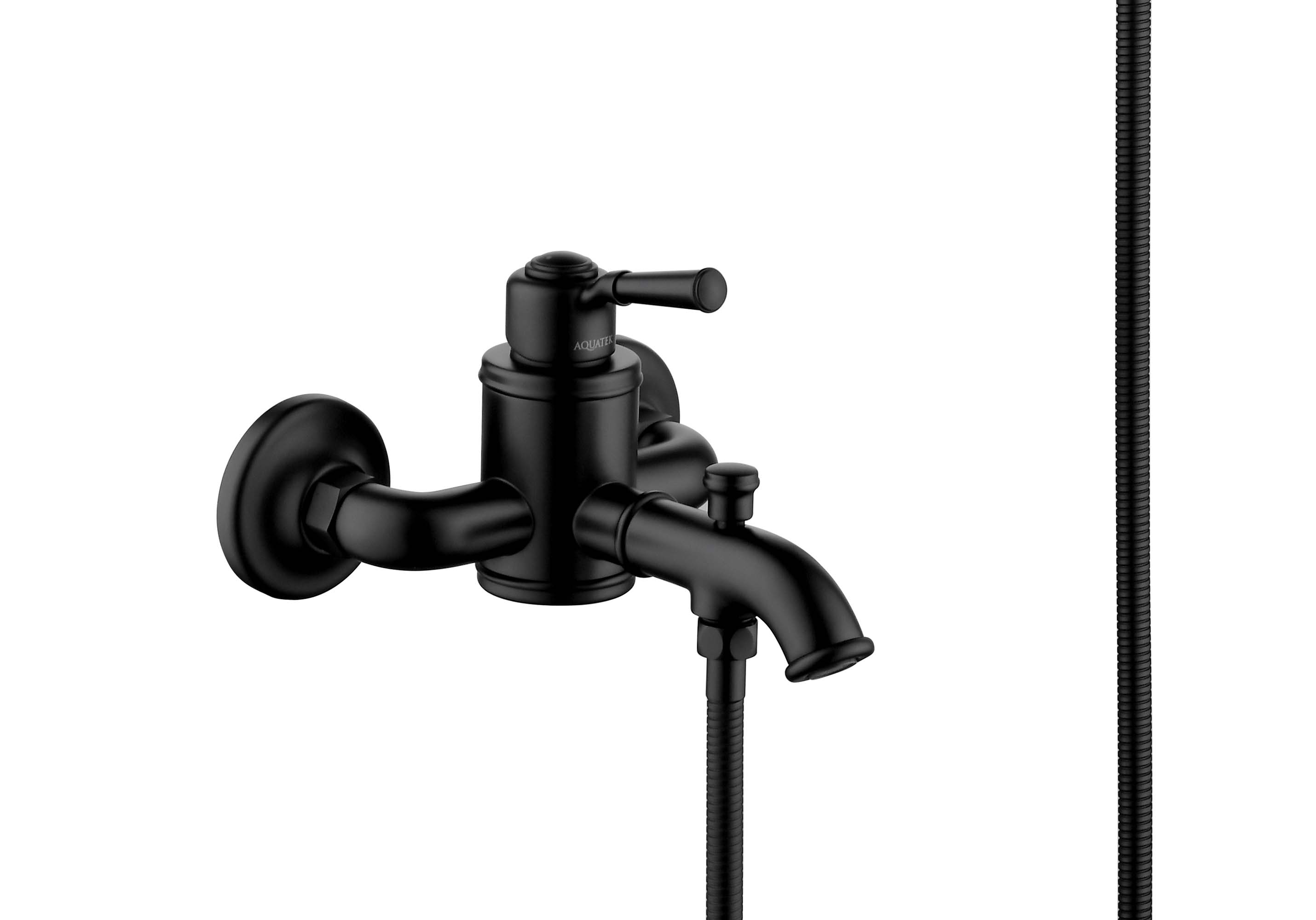 Смеситель для ванны с душевым набором Aquatek Классик AQ1549MB