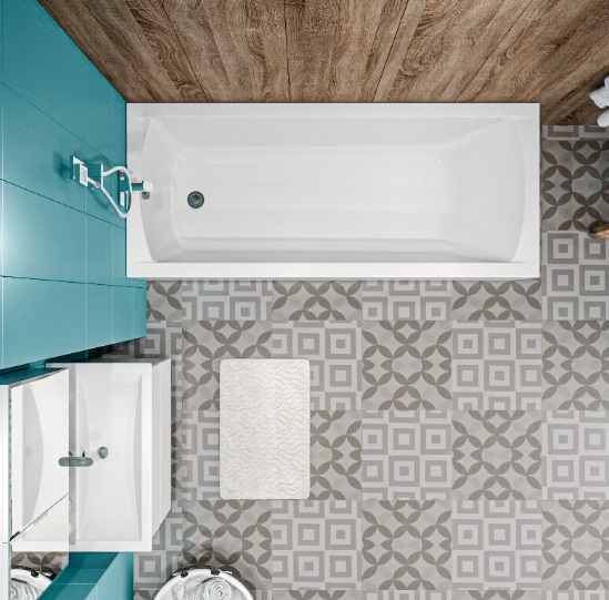 Ванна акриловая 1MarKa Modern 140x70 см Стандарт 1+