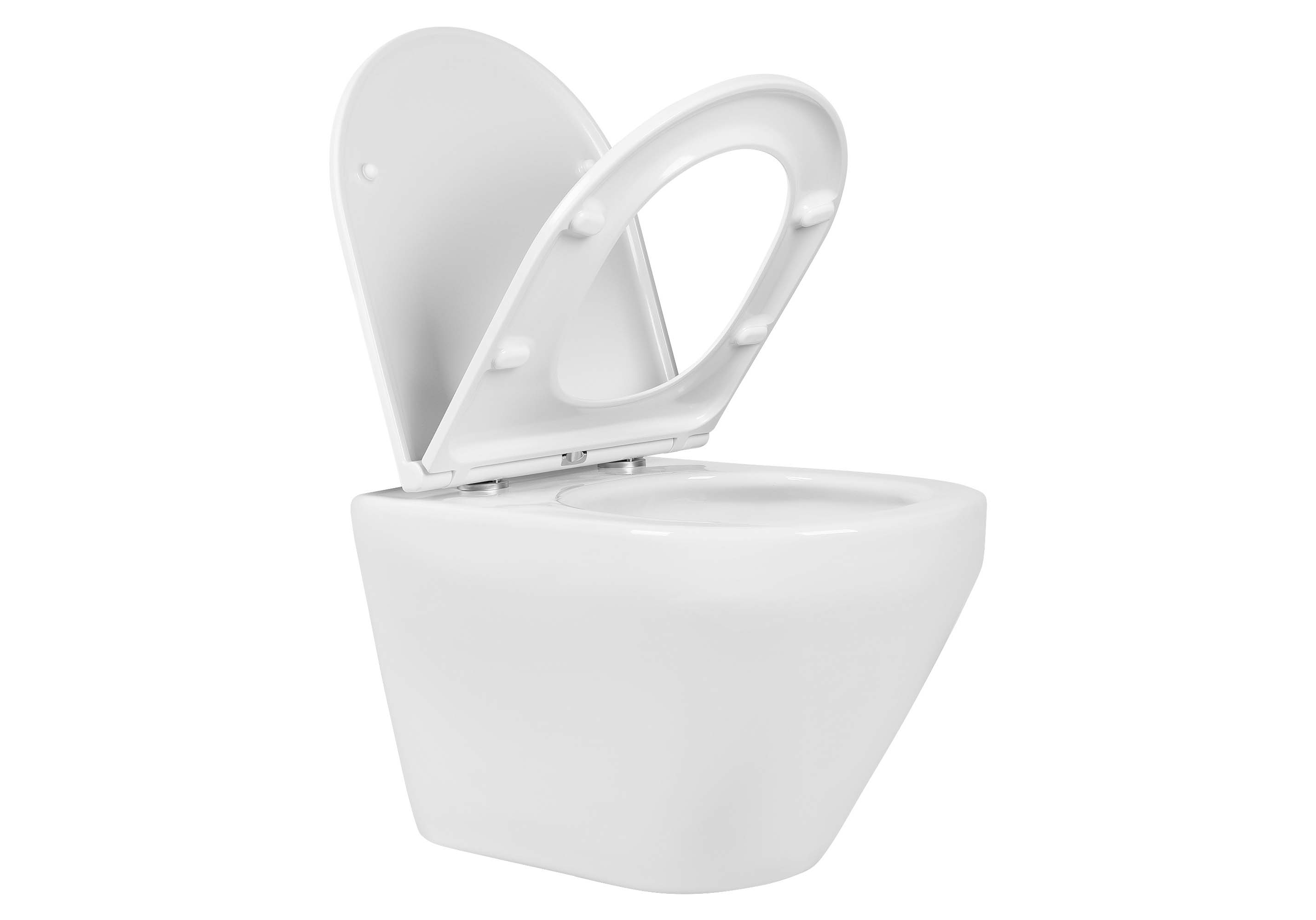 Унитаз подвесной безободковый Aquatek Лея AQ1199T-00 с сиденьем Soft Close