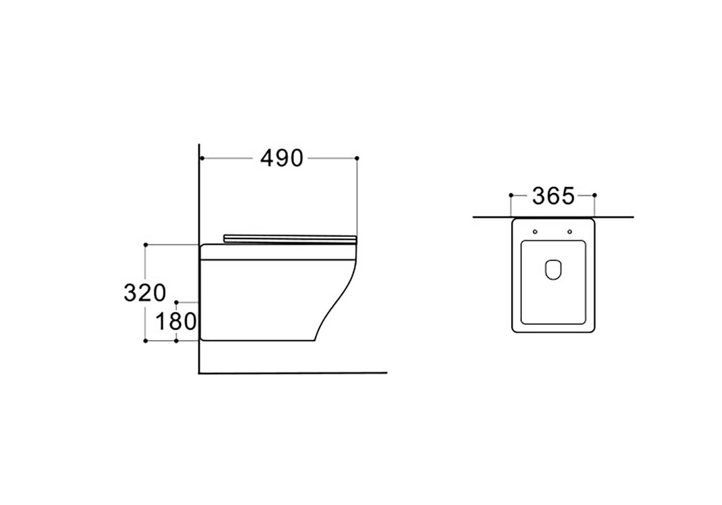 Унитаз подвесной безободковый Aquatek Амадео AQ1180-00 с сиденьем Soft Close