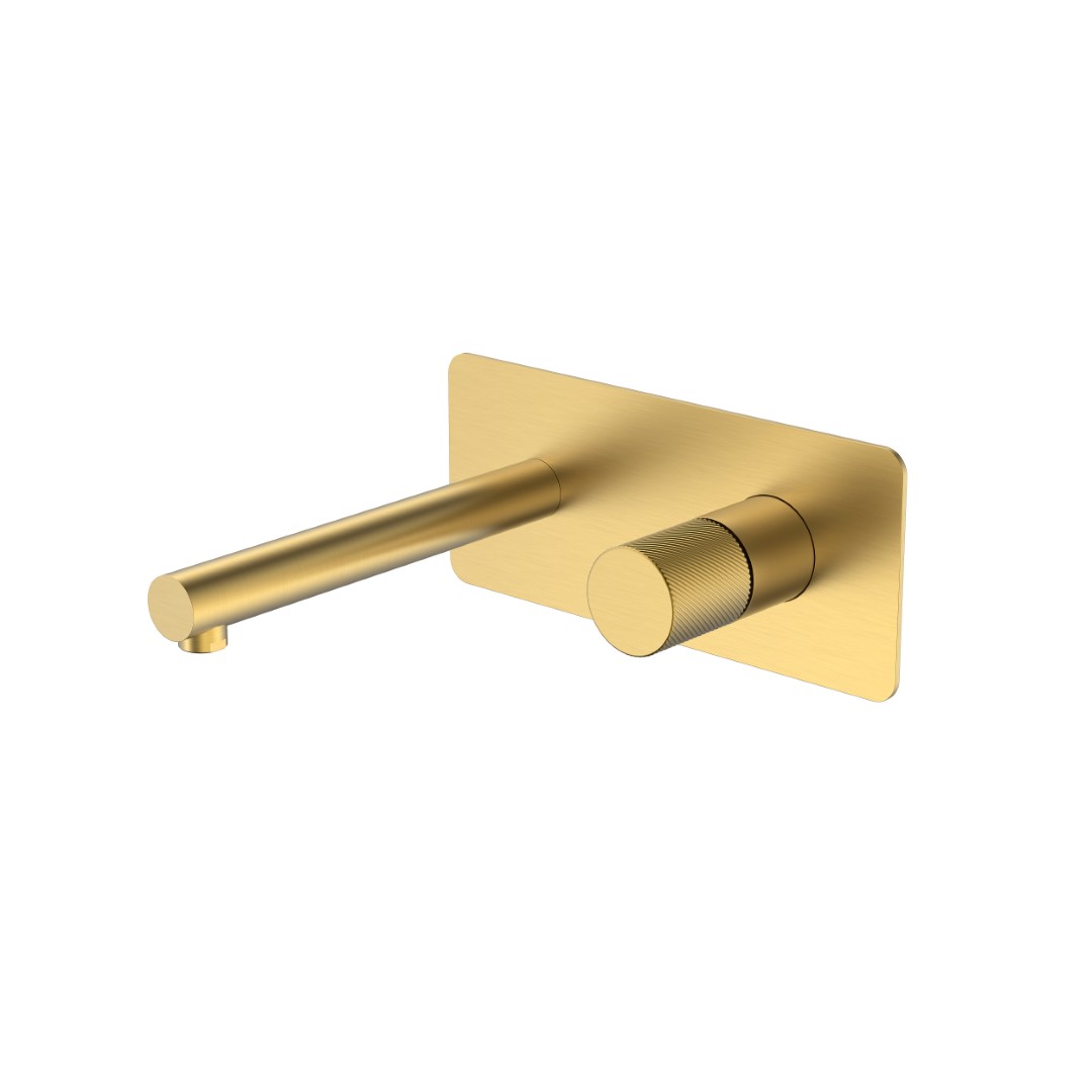 Смеситель Boheme STICK из стены Matt Gold SPIRALE 125-MG.4
