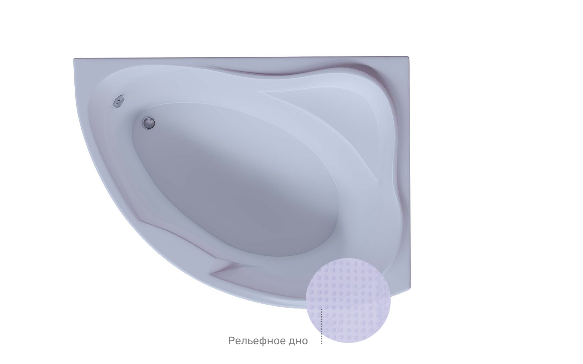 Акриловая ванна Aquatek Альтаир 160х110 ALT160-0000008 правая