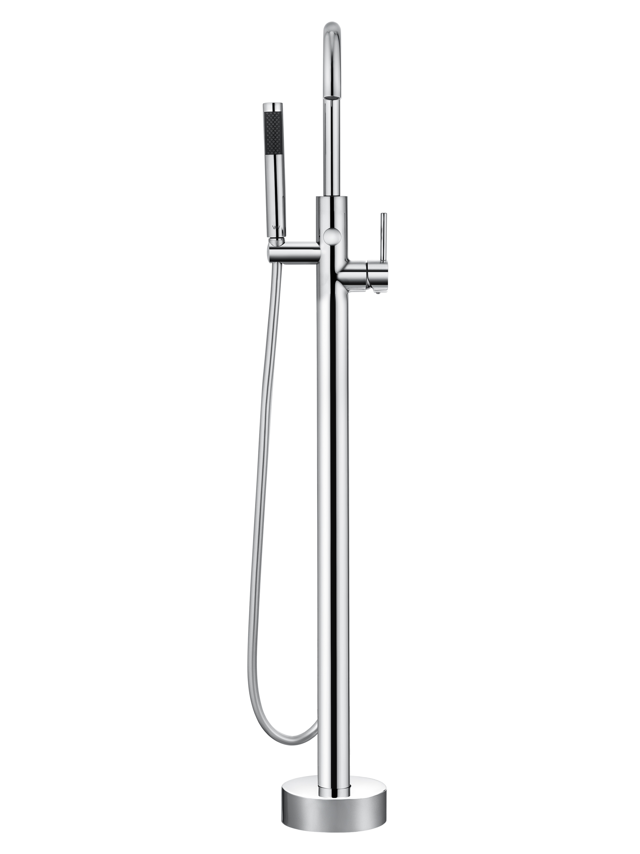 Смеситель для ванны напольного монтажа WONZON & WOGHAND STICK, Хром WW-88649017-CR
