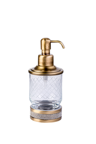 Настольный диспенсер Boheme ROYALE CRISTAL BR 10929-ROYALE-BRONZE