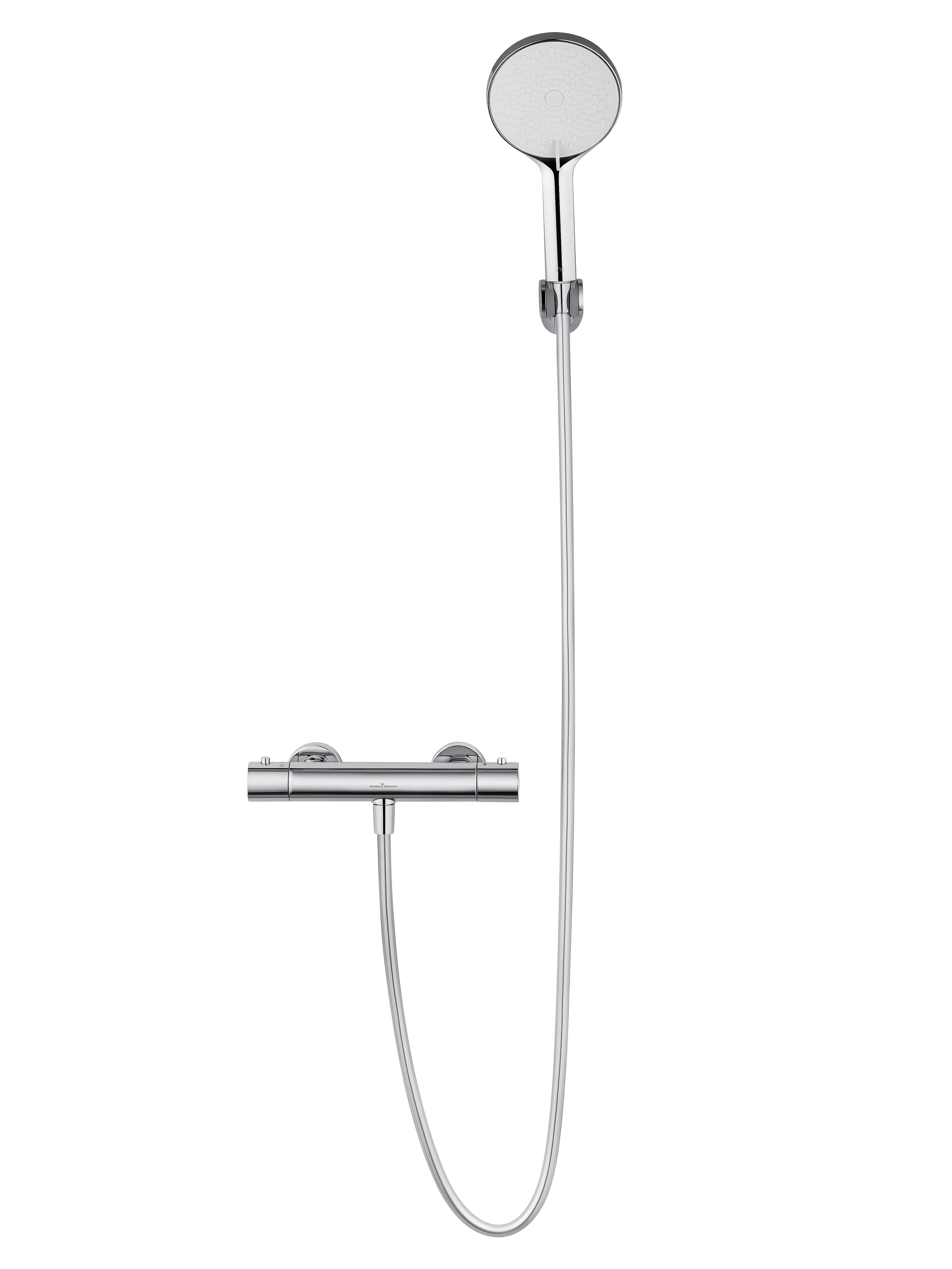 Смеситель для душа с термостатом WONZON & WOGHAND INN 3, Хром WW-B2065-A-CR