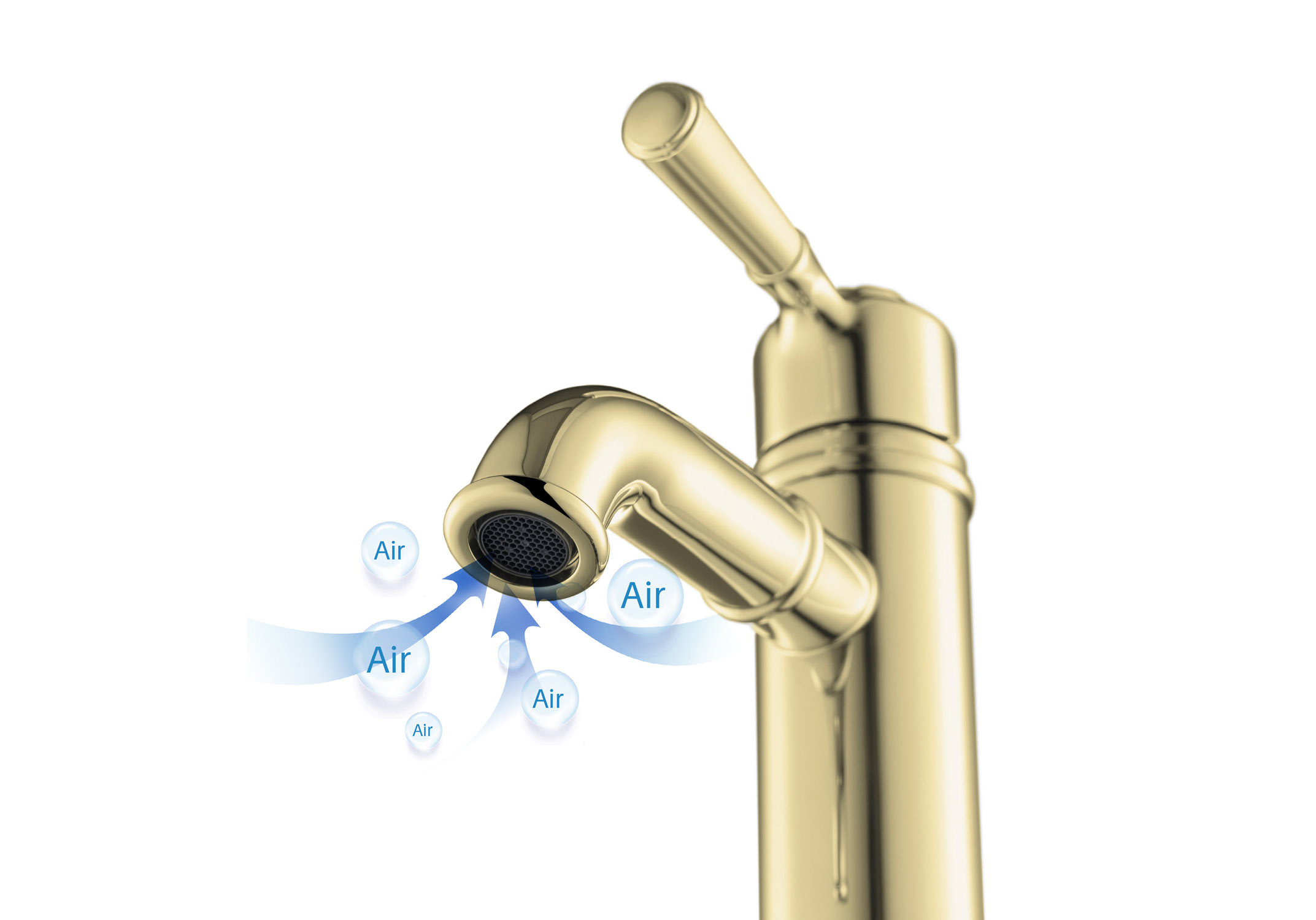 Смеситель Aquatek Классик 103 AQ1510PG для раковины