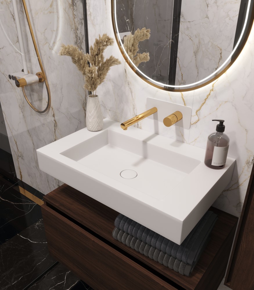 Столешница моноблок Armadi Art FLAT ST 70см (704*452*100) 888-70