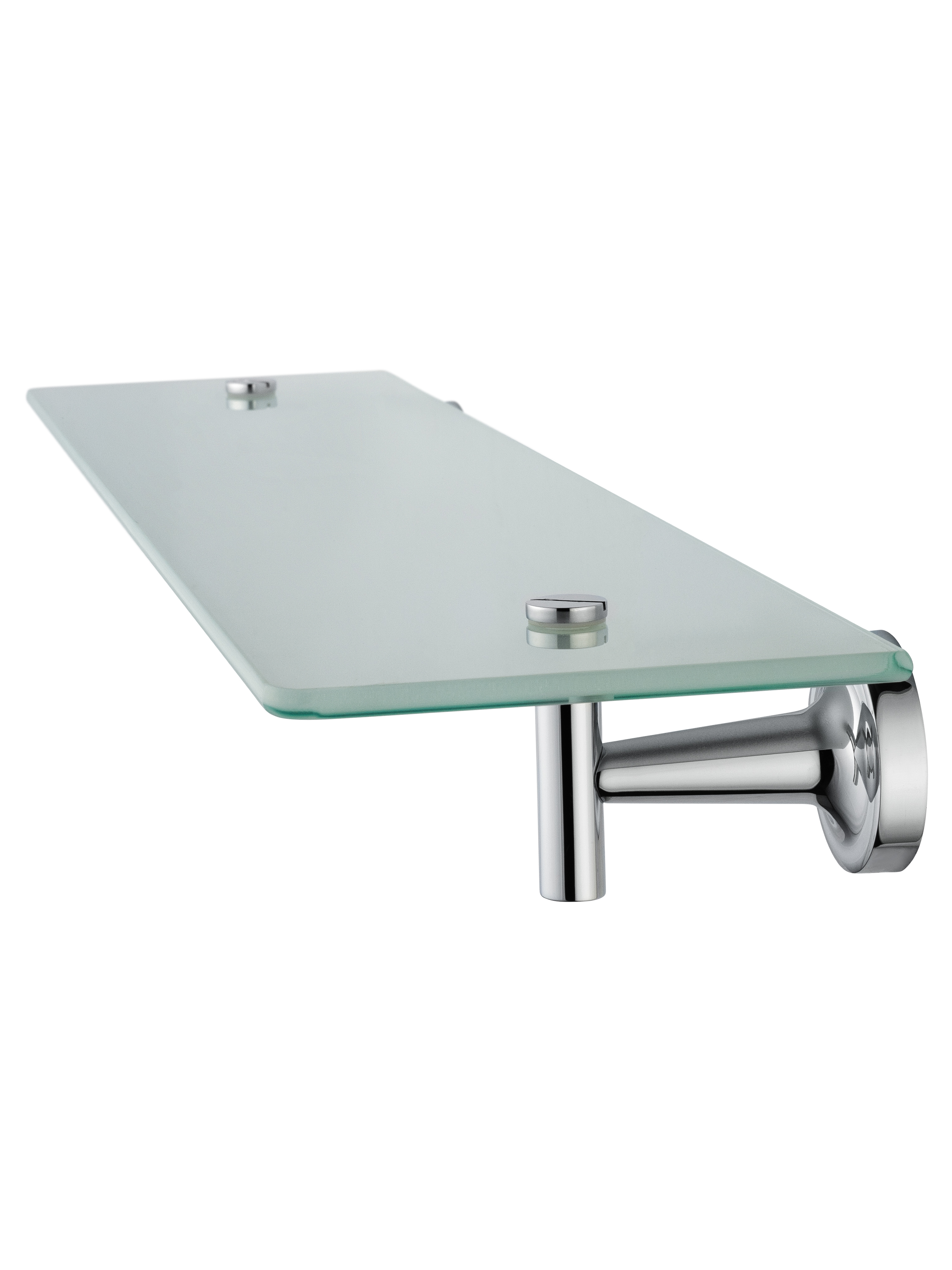 Стеклянная полка для ванной WONZON & WOGHAND SIMPLE, Хром WW-6527