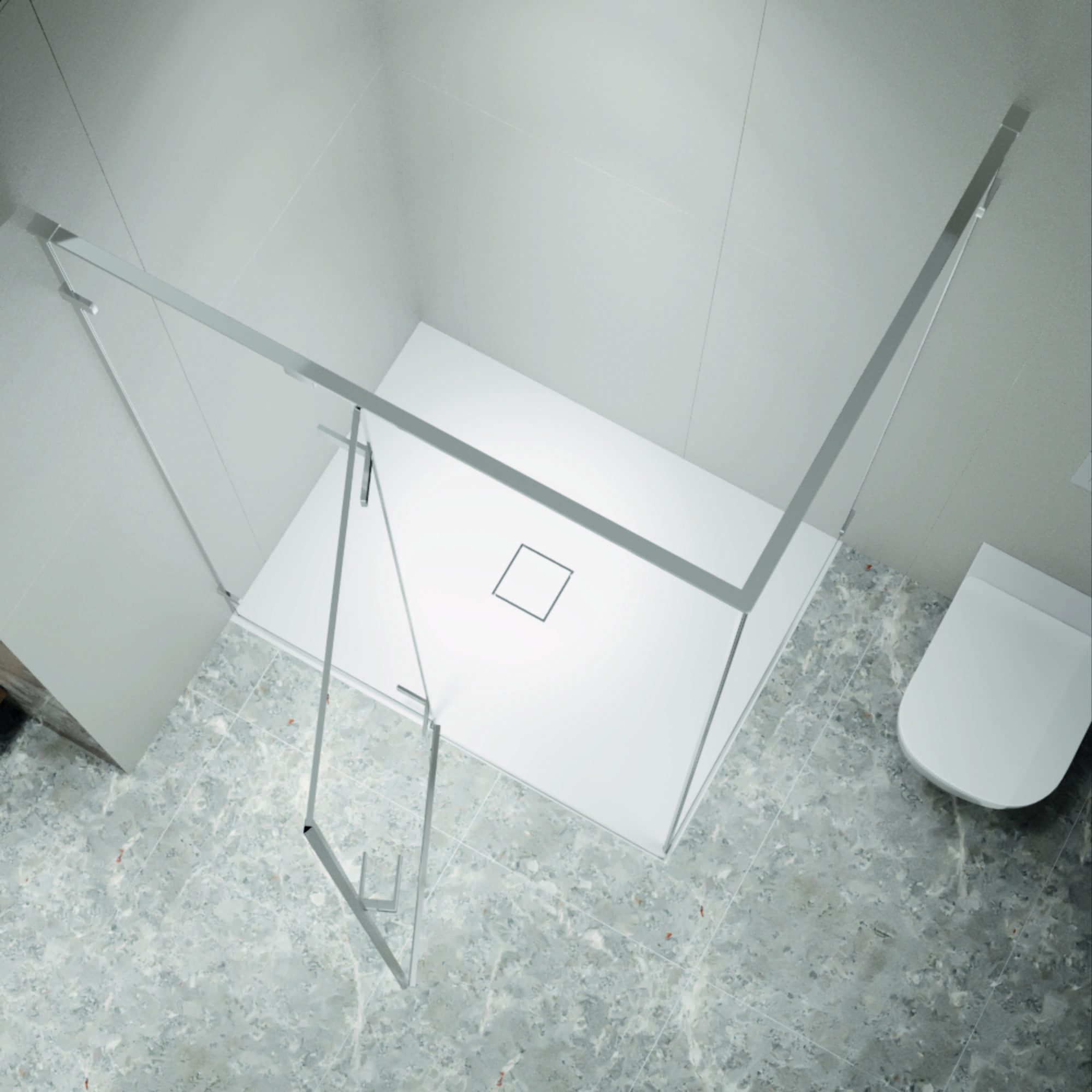 Душевой уголок RGW SV-040 80х100 с распашной дверью