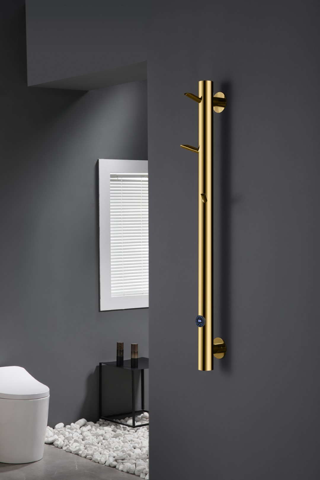 Полотенцесушитель электрический Boheme OAK GOLD 724-G