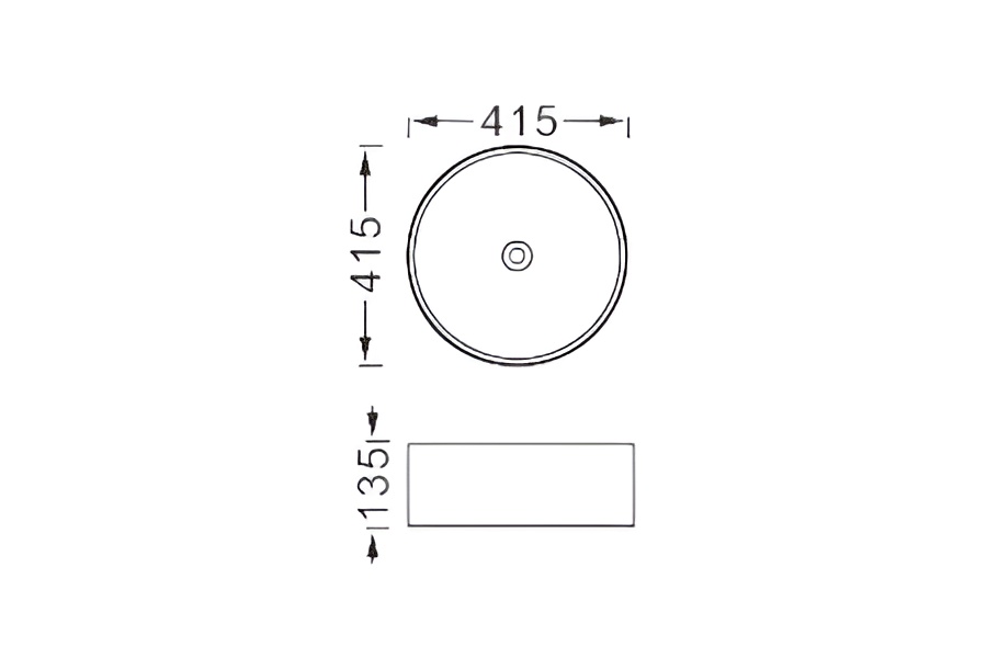 Раковина накладная Aquatek Европа AQ5558-MG серый матовый