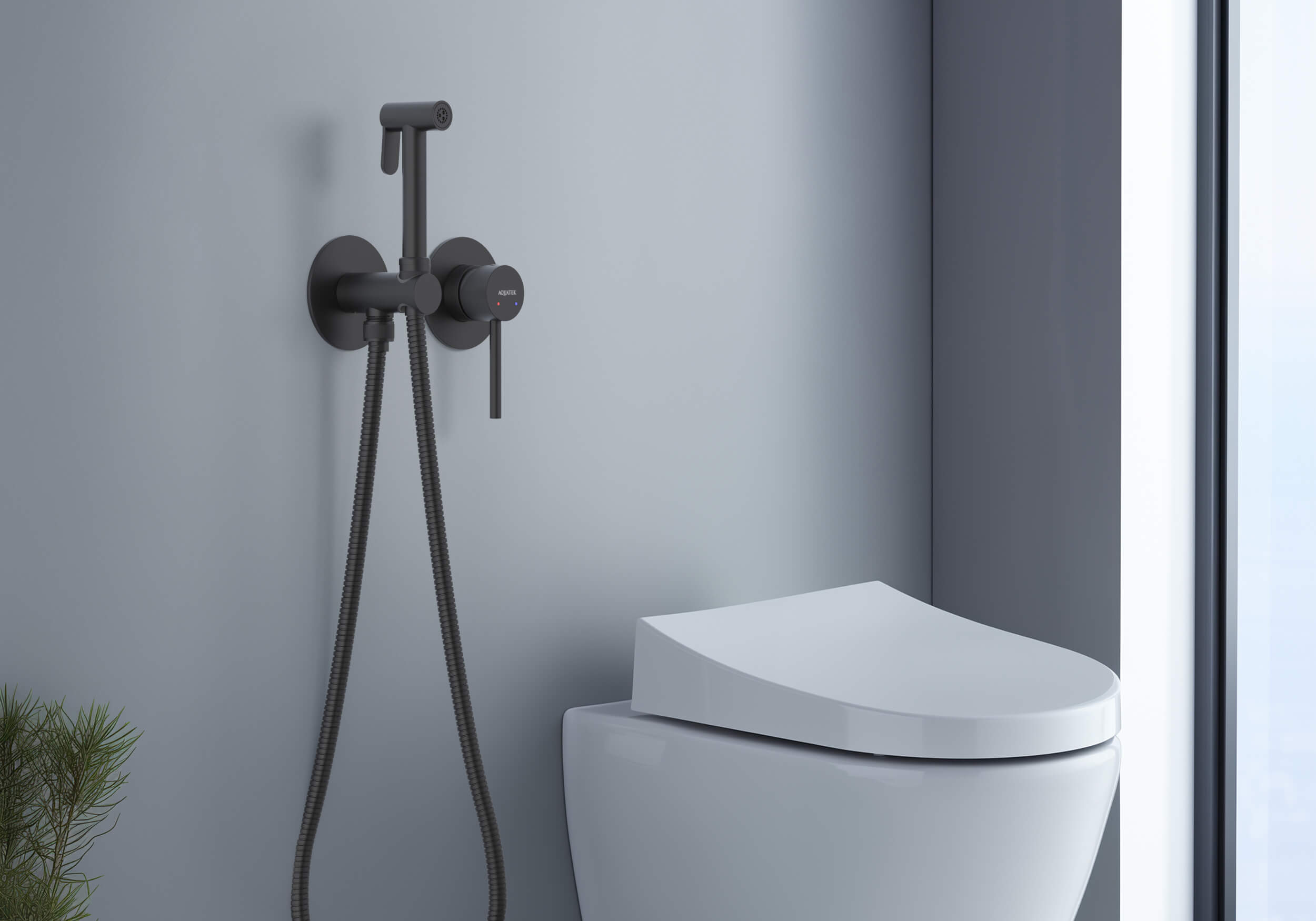 Гигиенический душ со смесителем Aquatek Европа AQ1319MB