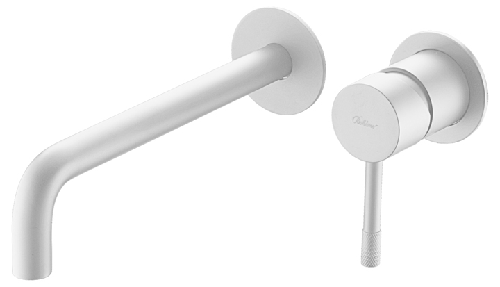 Смеситель для умывальника из стены, Boheme Uno. Matt White 465-MW
