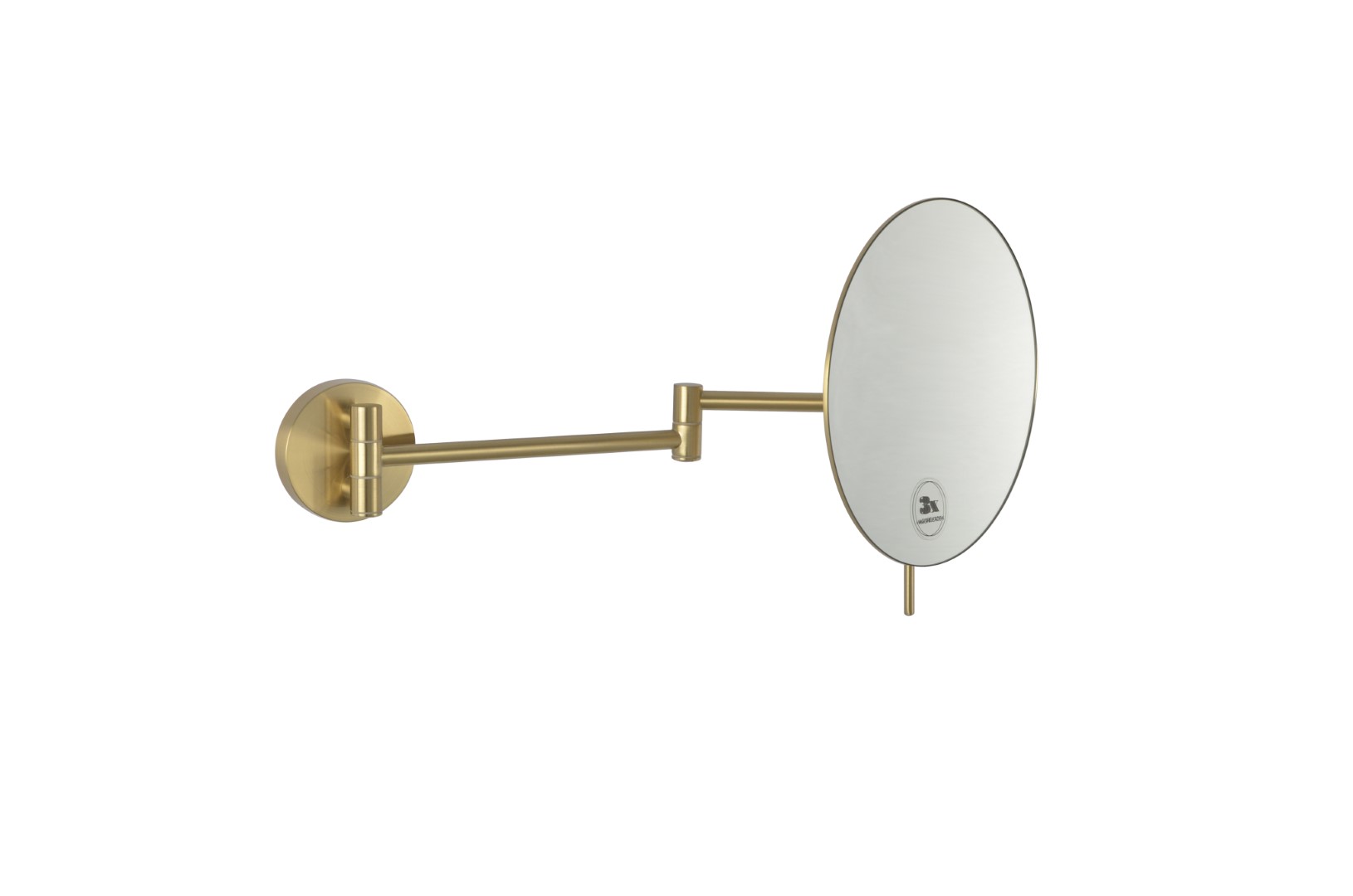 Зеркало настенное Boheme Matt Gold круглое 508-MG