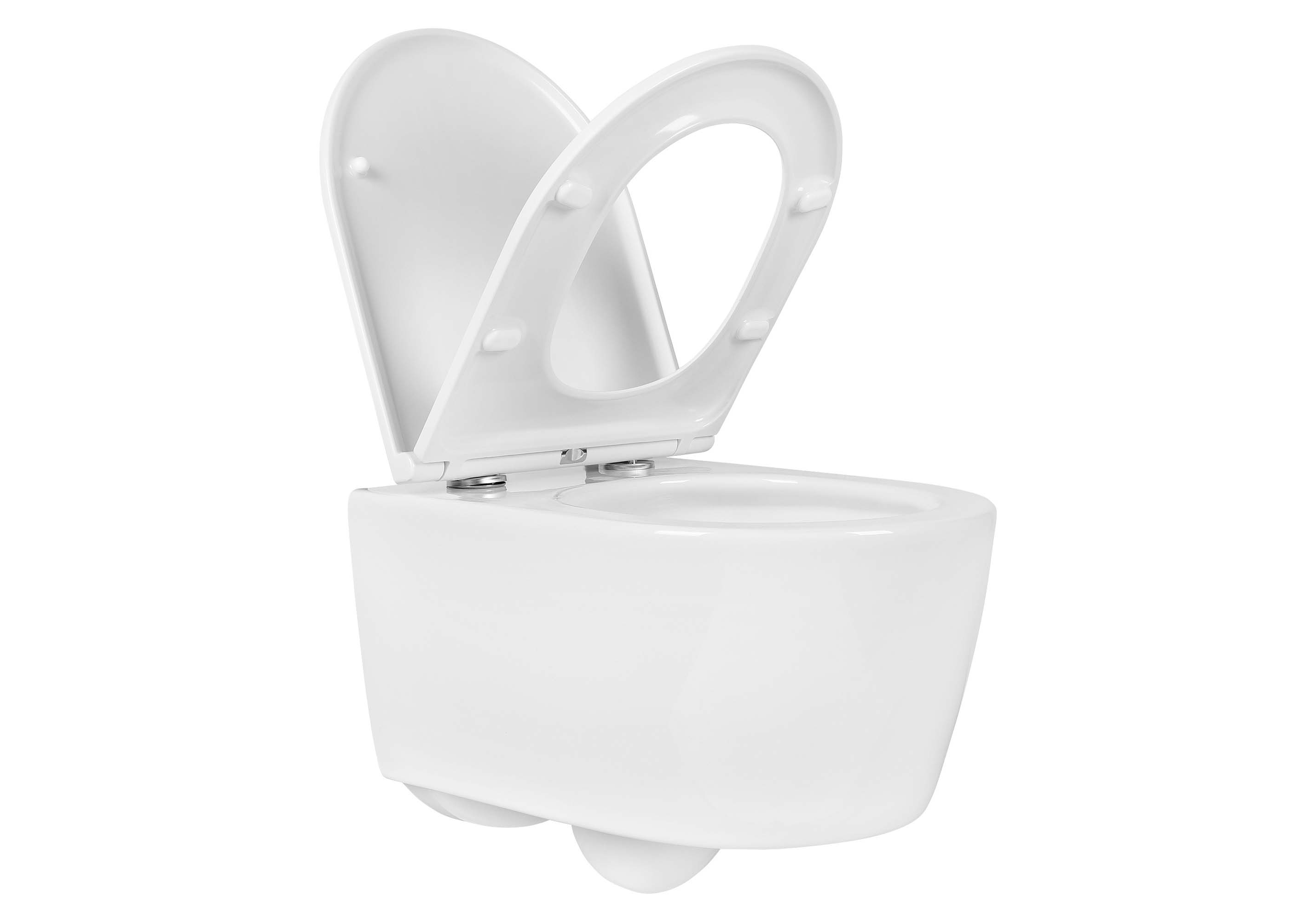 Унитаз подвесной безободковый Aquatek Европа AQ1106T-00 с сиденьем Soft Close