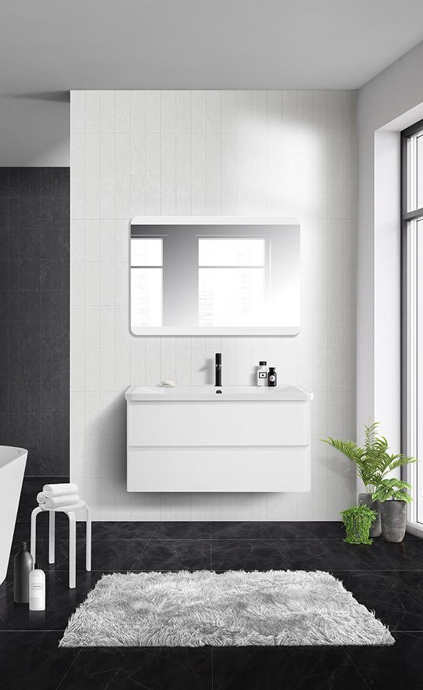 Тумба под раковину BelBagno Albano 100 см, Bianco Lucido