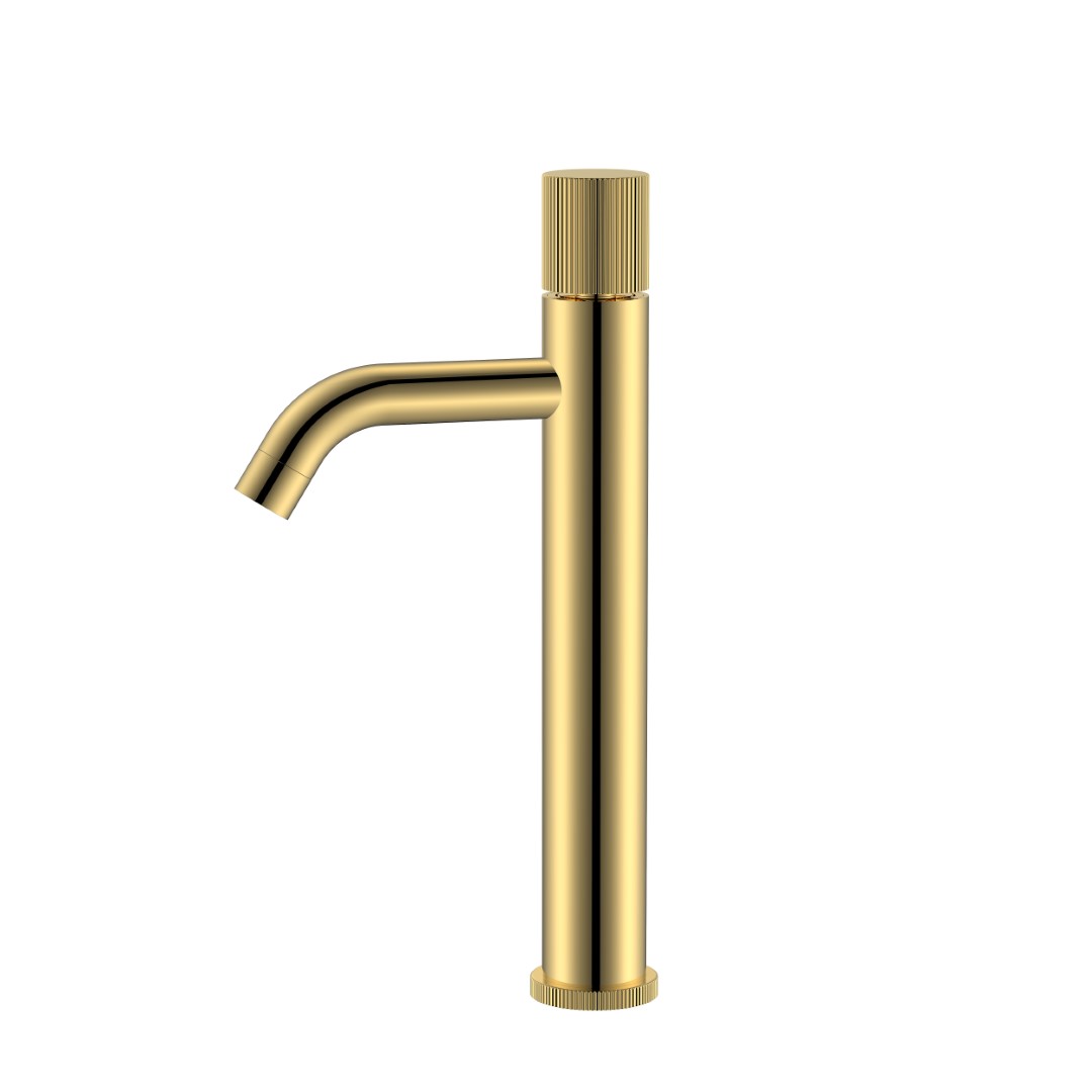 Смеситель Boheme STICK для умыв. выс. GOLD LINEA 122-GG.3
