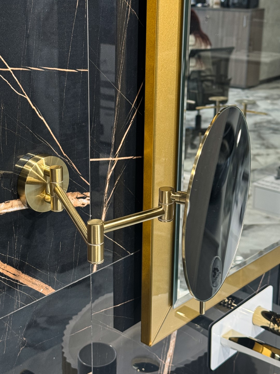 Зеркало настенное Boheme Gold круглое 508-G