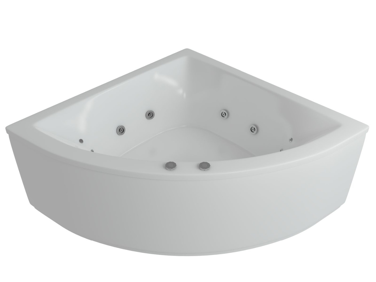 Акриловая ванна Aquatek Юпитер UPT150-0000026 150х150 см с фронтальным