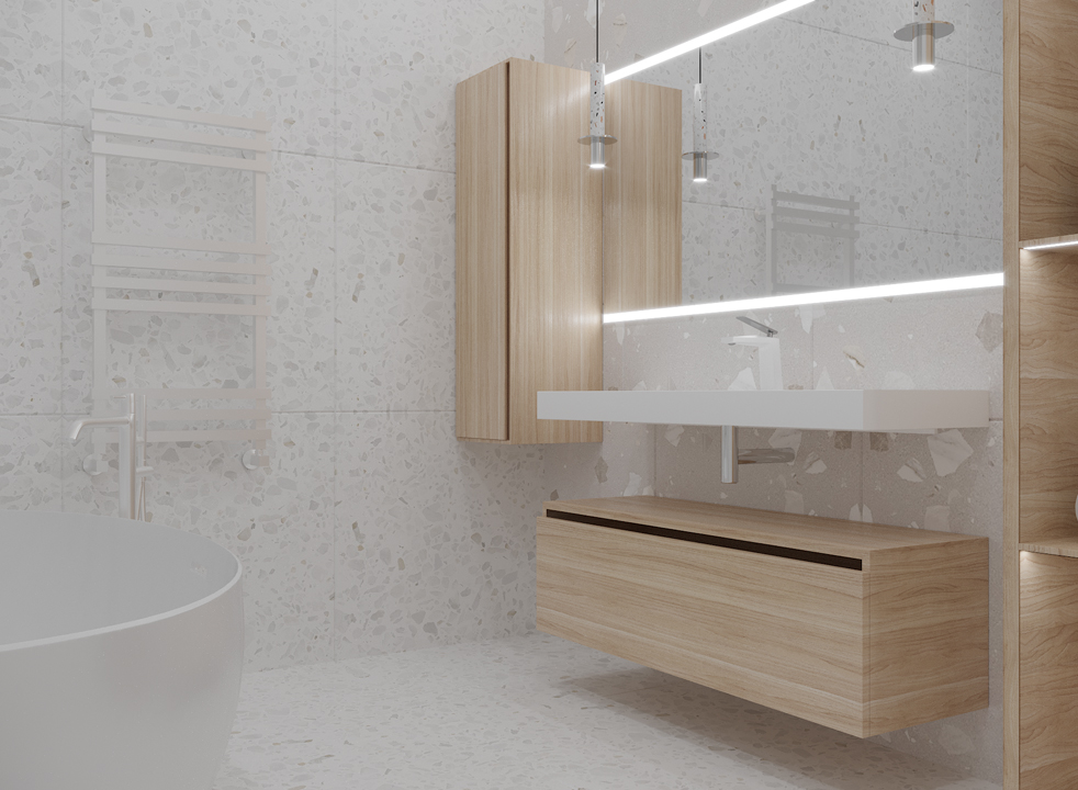 Ящик под столешницу 120см Armadi Art LIGHT OAK VALLESSI UNO-S 897-120-L