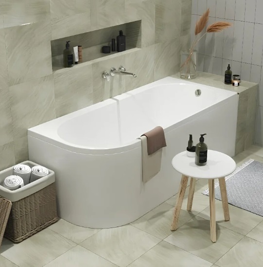 Ванна акриловая 1MarKa Alisa 170x75 см R Премиум