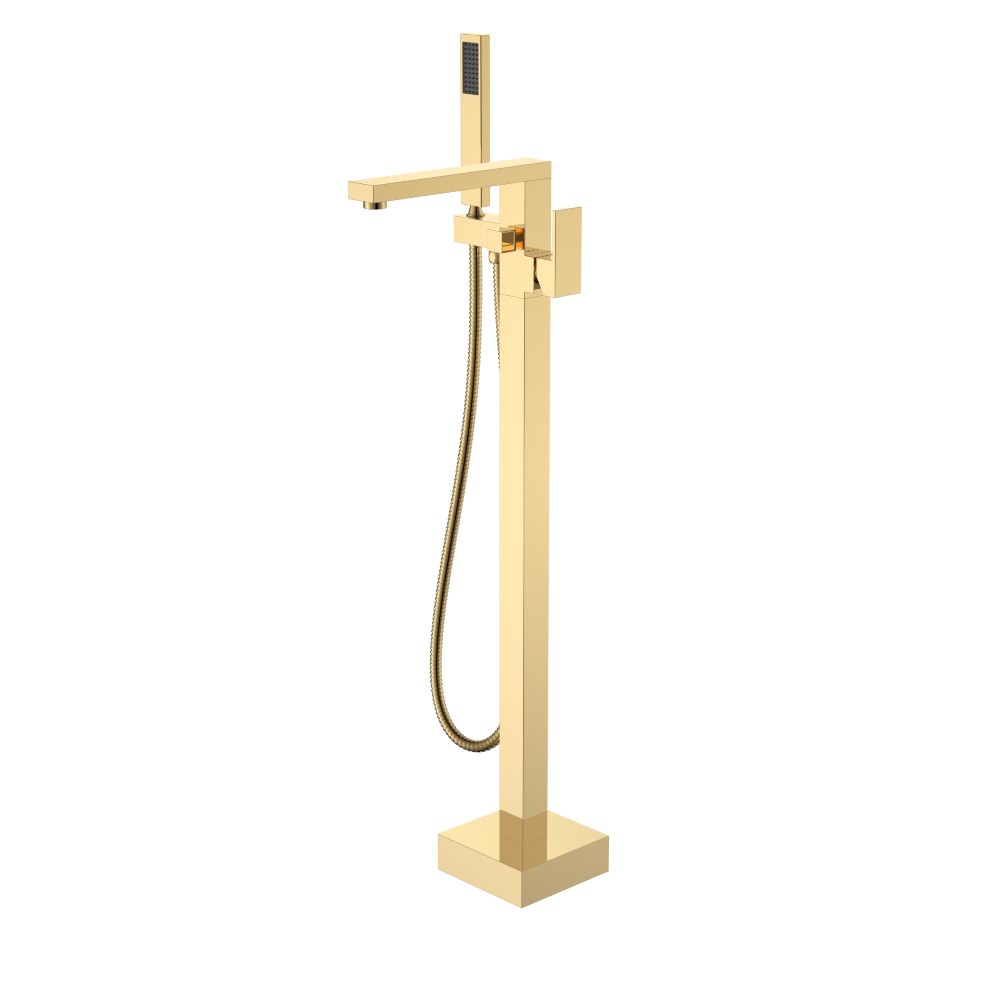 Смеситель напольный, Boheme QUBIC Gold 479-G