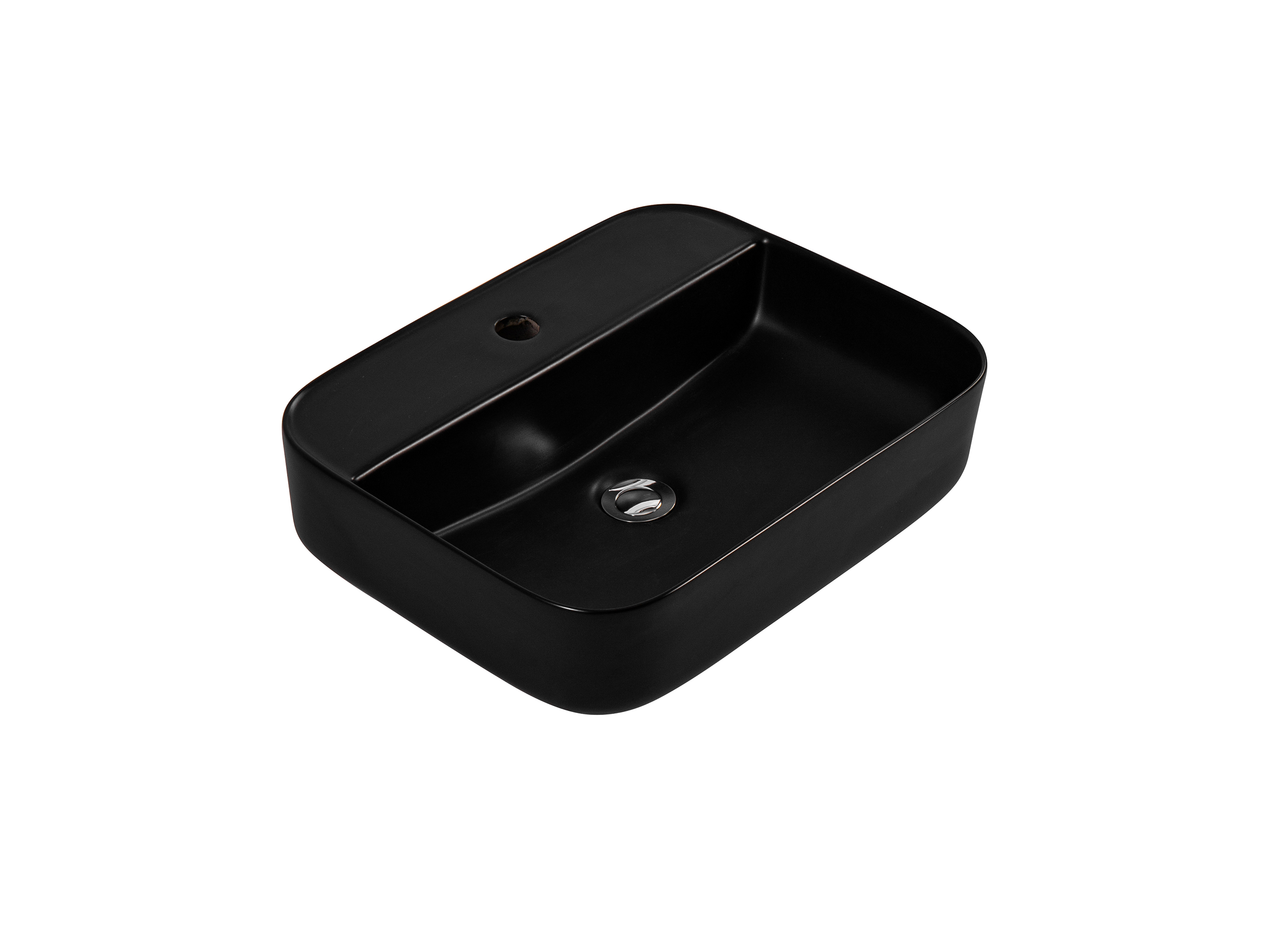 Раковина накладная Aquatek Вега AQ5506-MB черный матовый