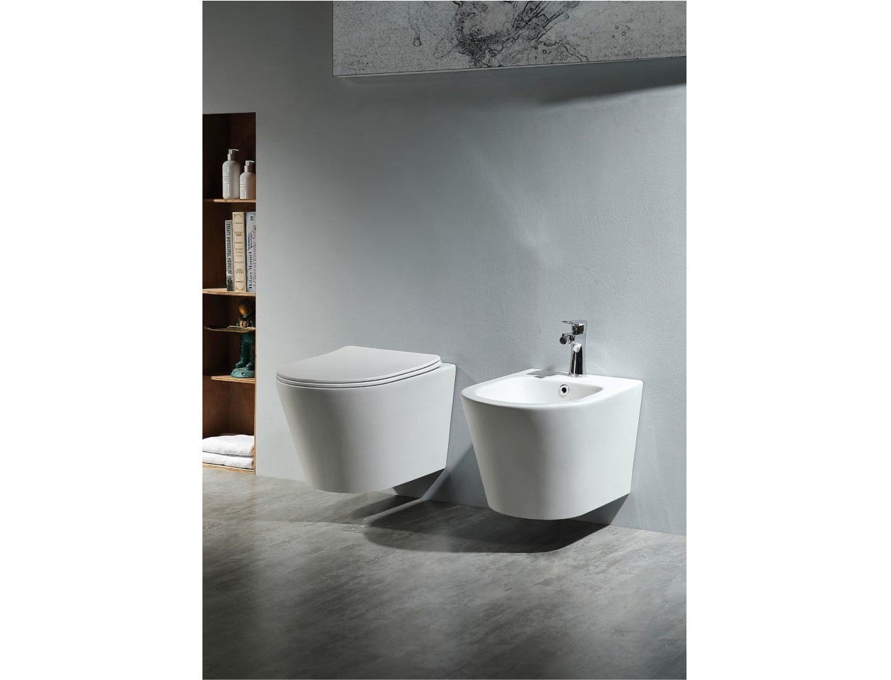 Унитаз подвесной безободковый Aquatek Вега AQ1904-00 с сиденьем Soft Close