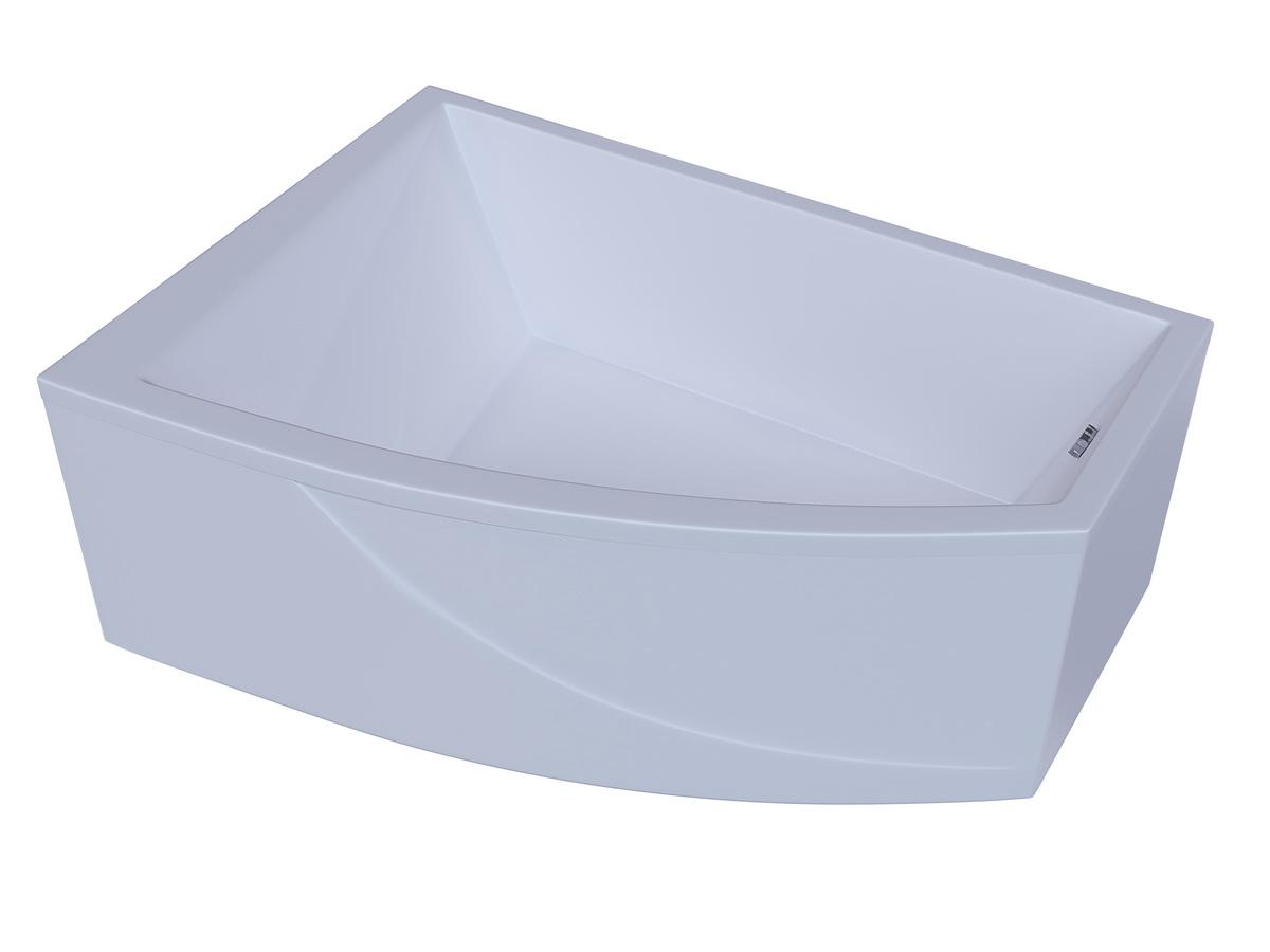 Акриловая ванна Aquatek Оракул ORK180-0000004 180х125 см, левая, с фронтальным экраном