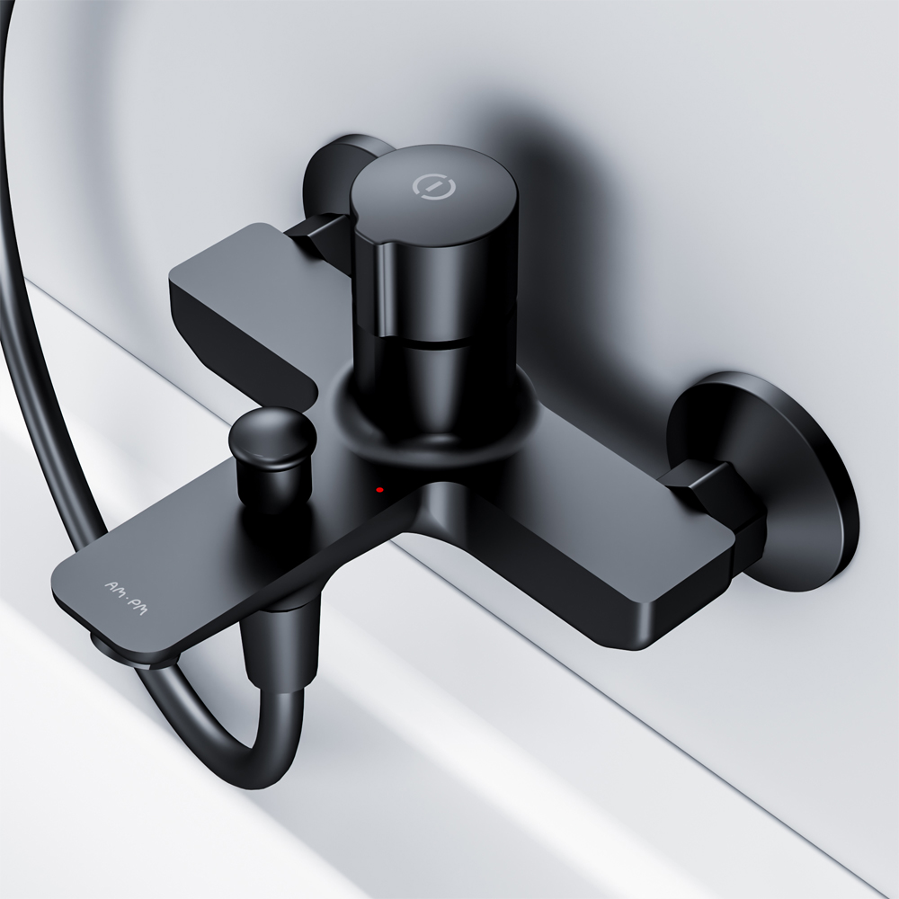 Смеситель для ванны и душа AM.PM X-Joy F85A10522 нажимной TouchReel