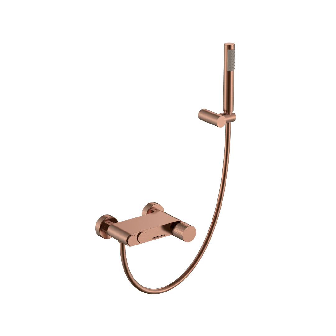 Смеситель Boheme STICK для ванны COPPER BRUSHED DIAMOND 123-CB