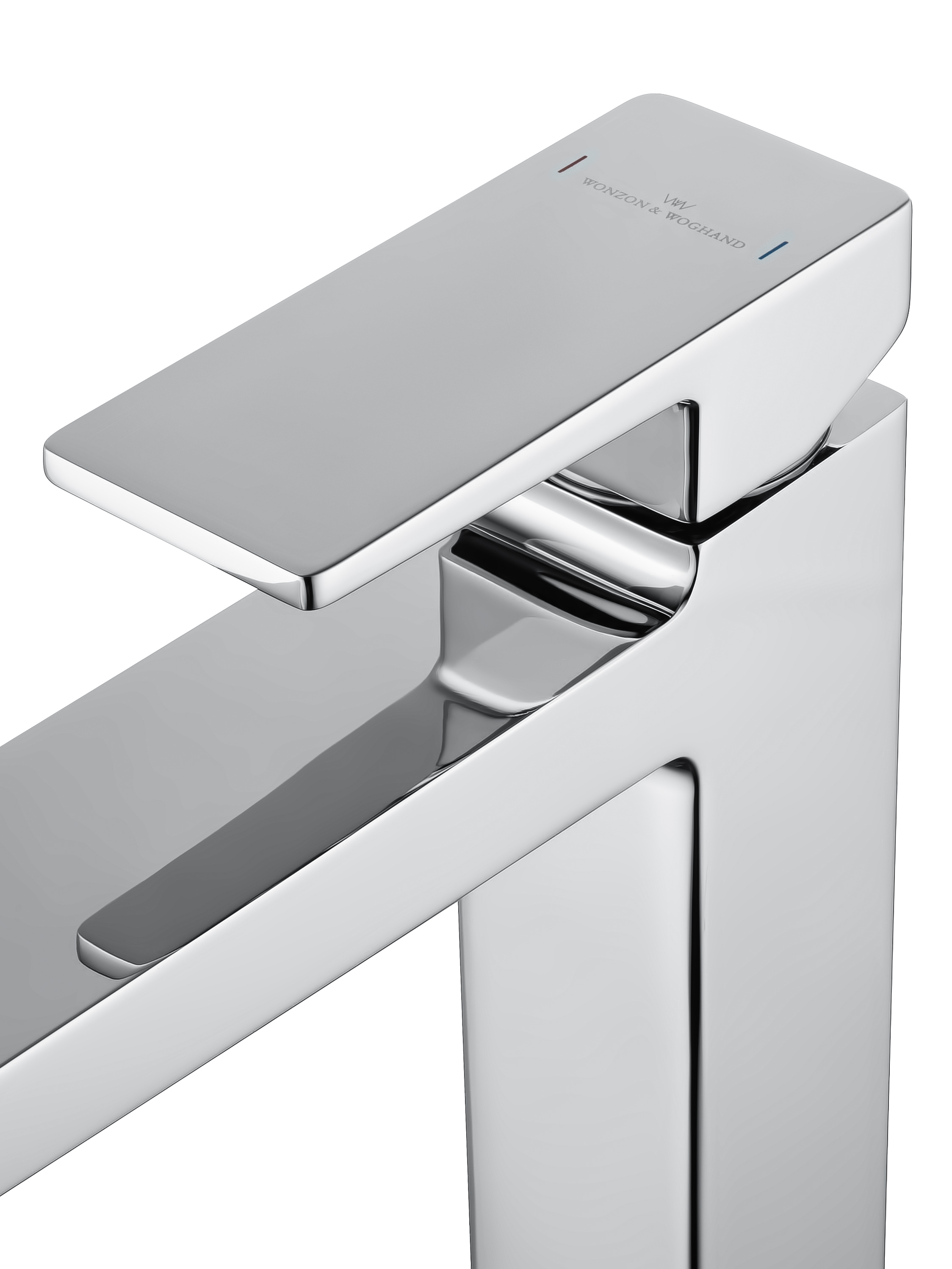 Смеситель для раковины высокий WONZON & WOGHAND CUBE 2.0, Хром WW-88019068-CR