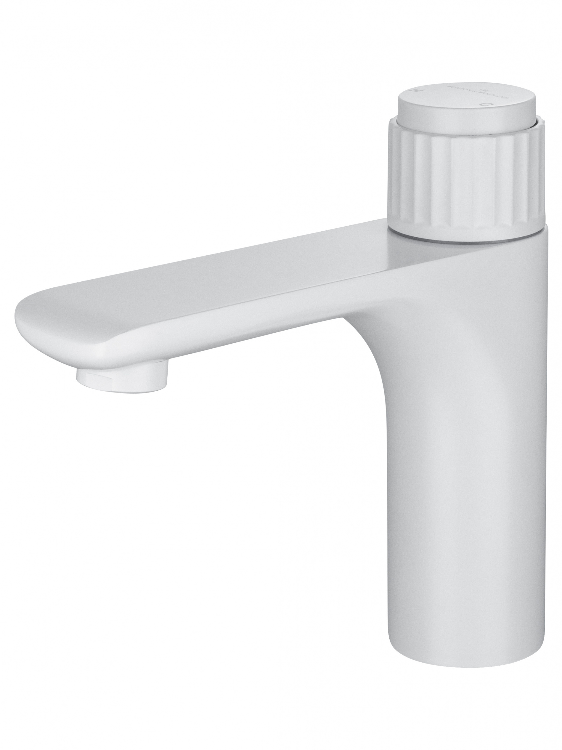 Смеситель для раковины WONZON & WOGHAND CLICK, Белый матовый WW-A40412-MW