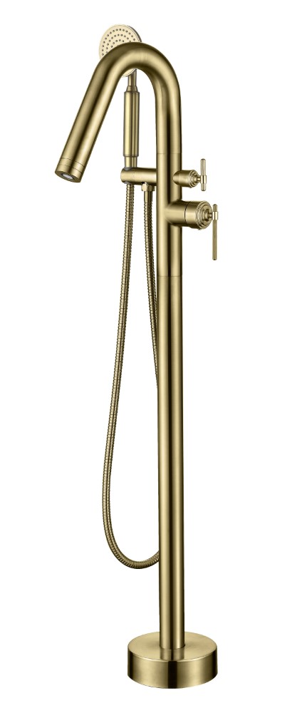 Смеситель напольный Boheme ETERNA MATT GOLD 179-MG
