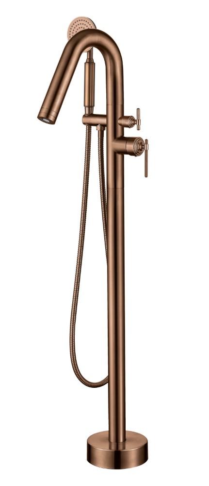 Смеситель напольный Boheme ETERNA BRUSHED BRONZE 179-BRB