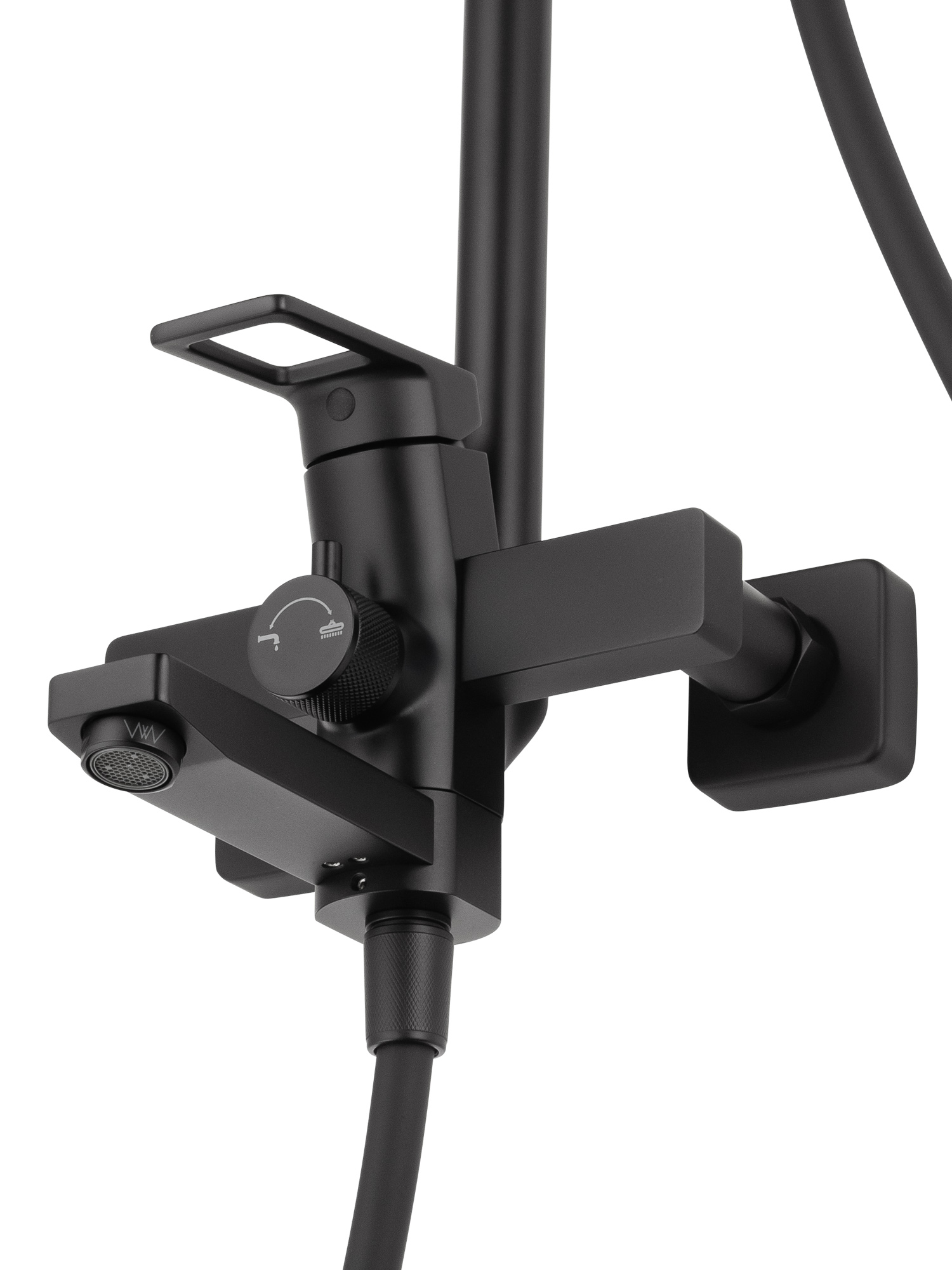 Душевая система WONZON & WOGHAND FRAME, Черный матовый WW-88739010-MB