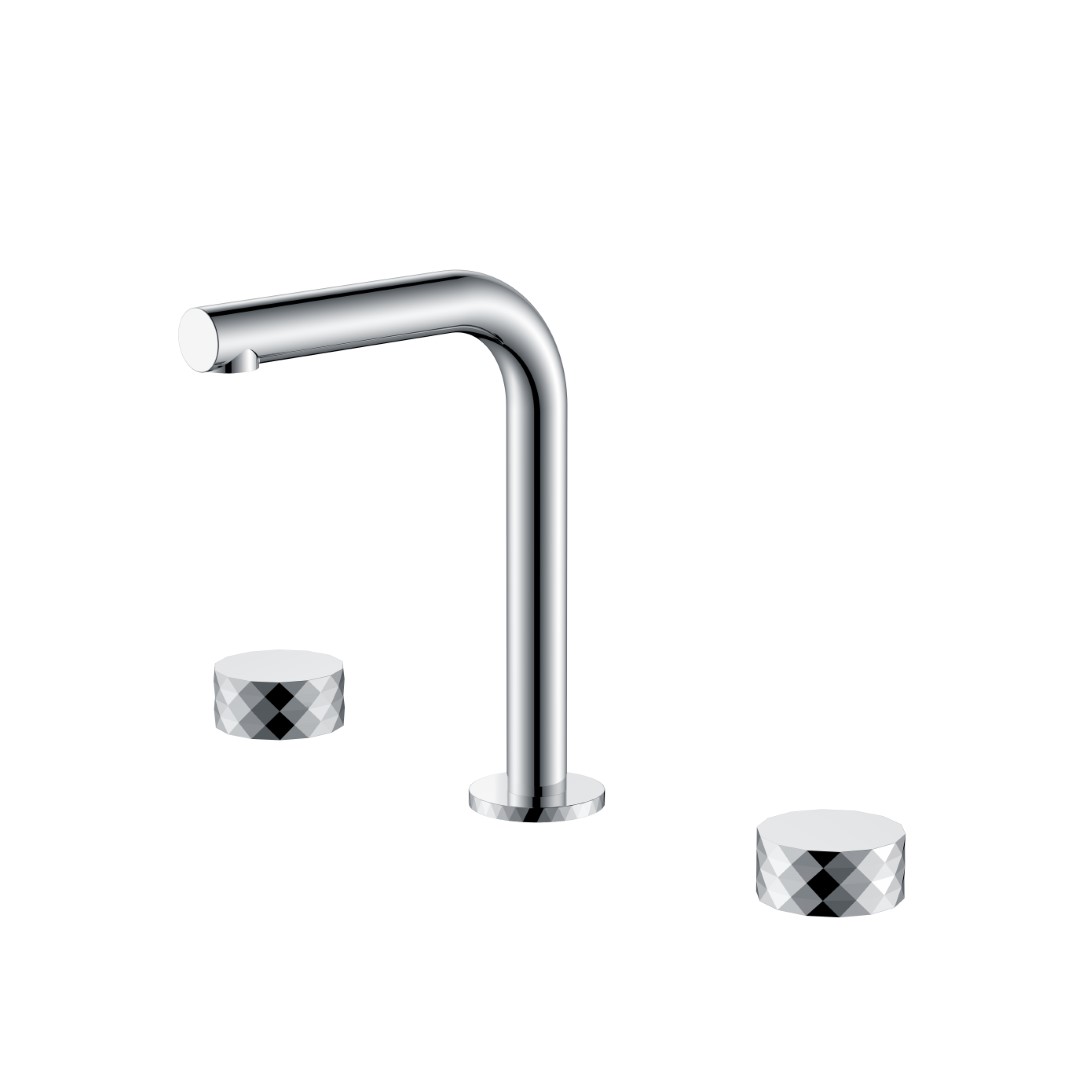 Смеситель на столешницу Boheme STICK DIAMOND на 3 отв. CHROME 152-CR.1